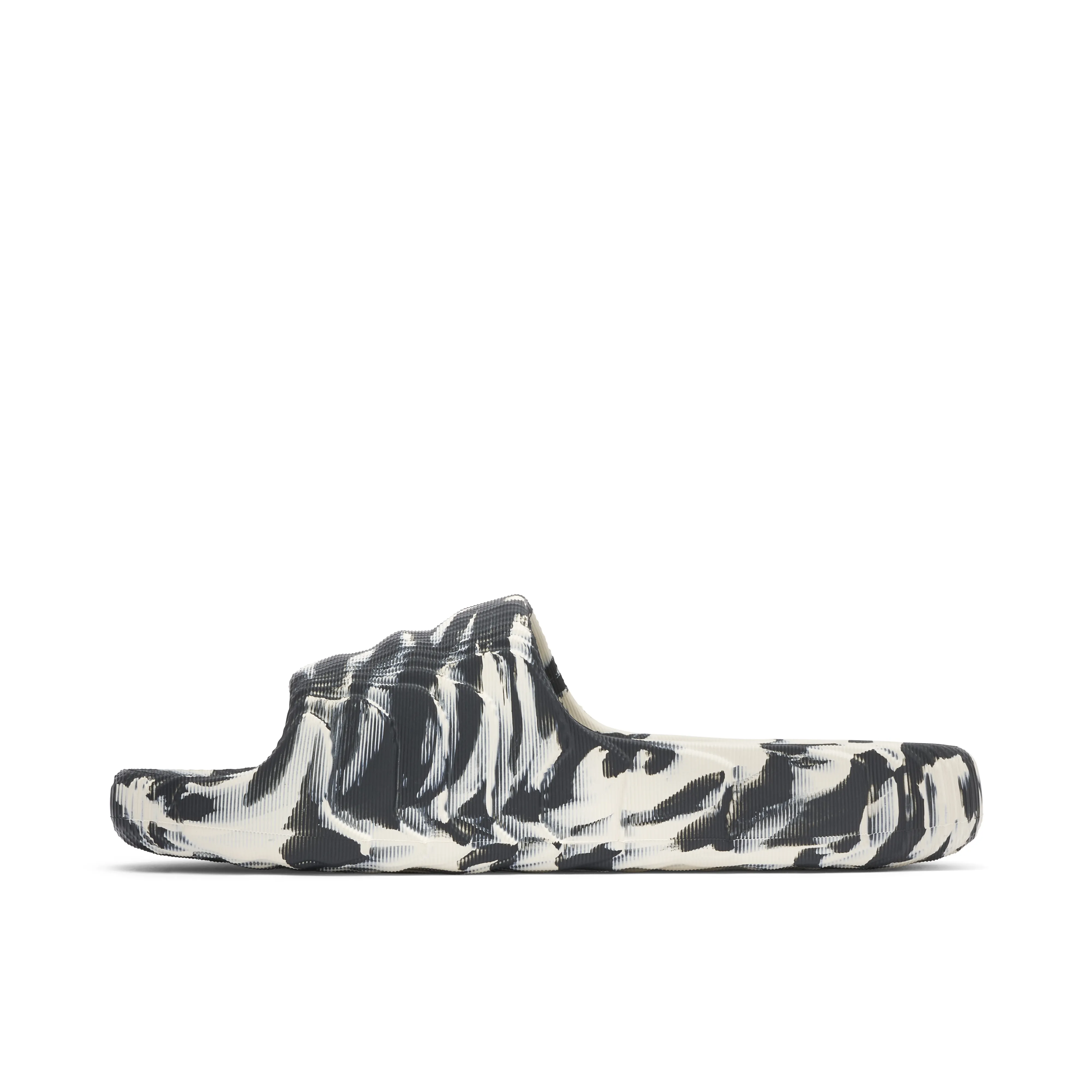 adidas Adilette 22 Slides Carbon Aluminium - image 2