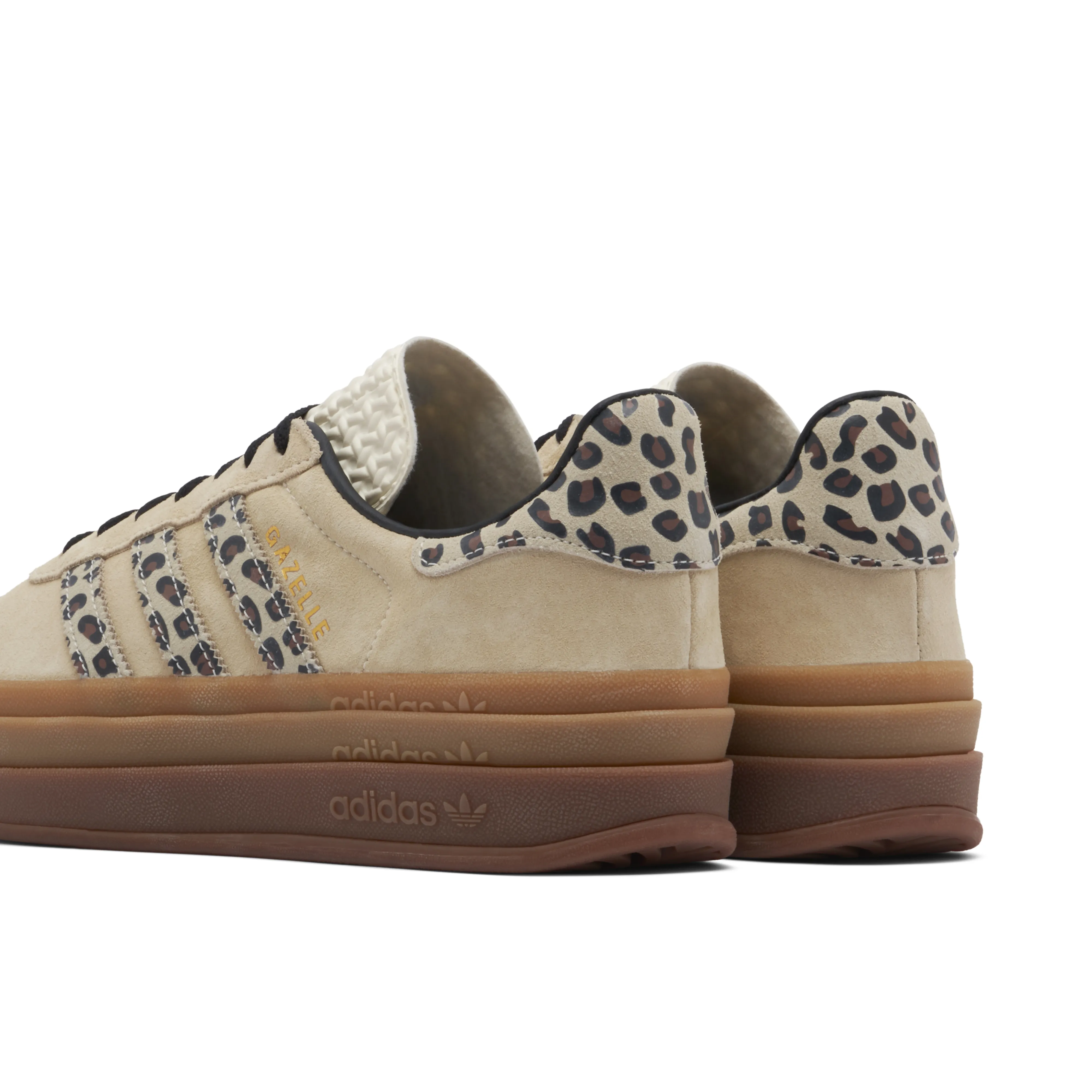 Adidas Gazelle Bold Cream Black Leopard Womens - image 4