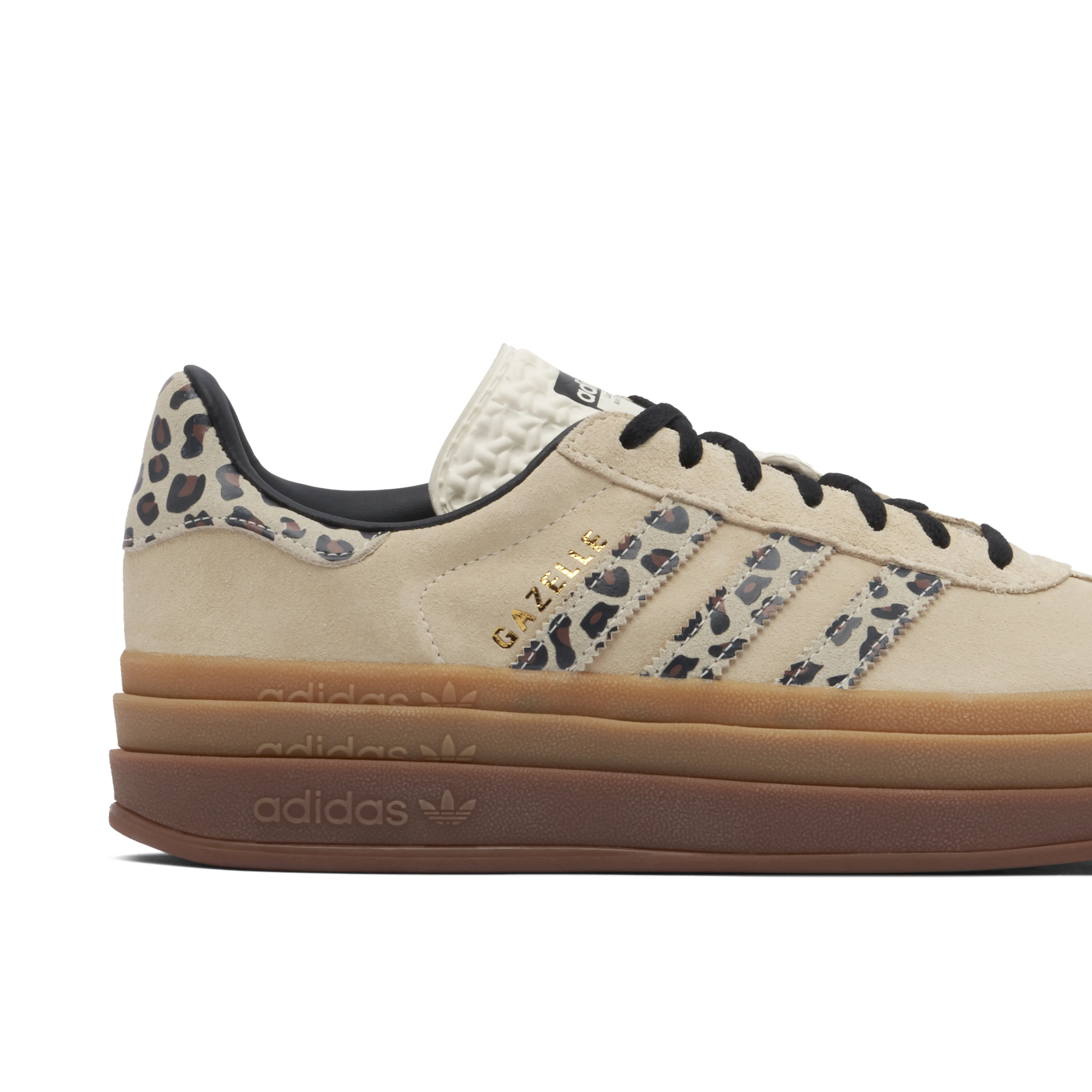 Adidas Gazelle Bold Cream Black Leopard Womens - image 5