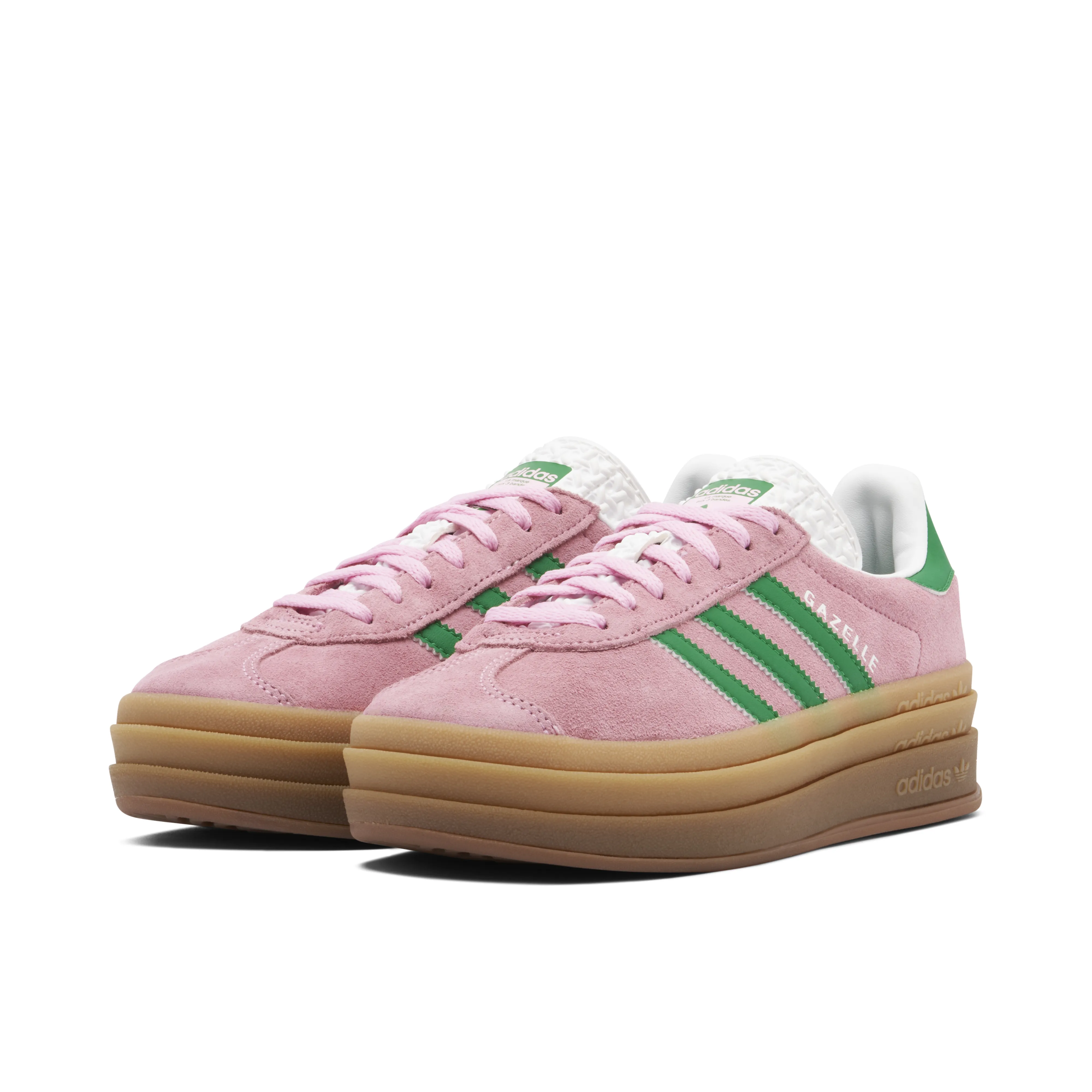 Adidas Gazelle Bold True Pink Green Womens - image 6