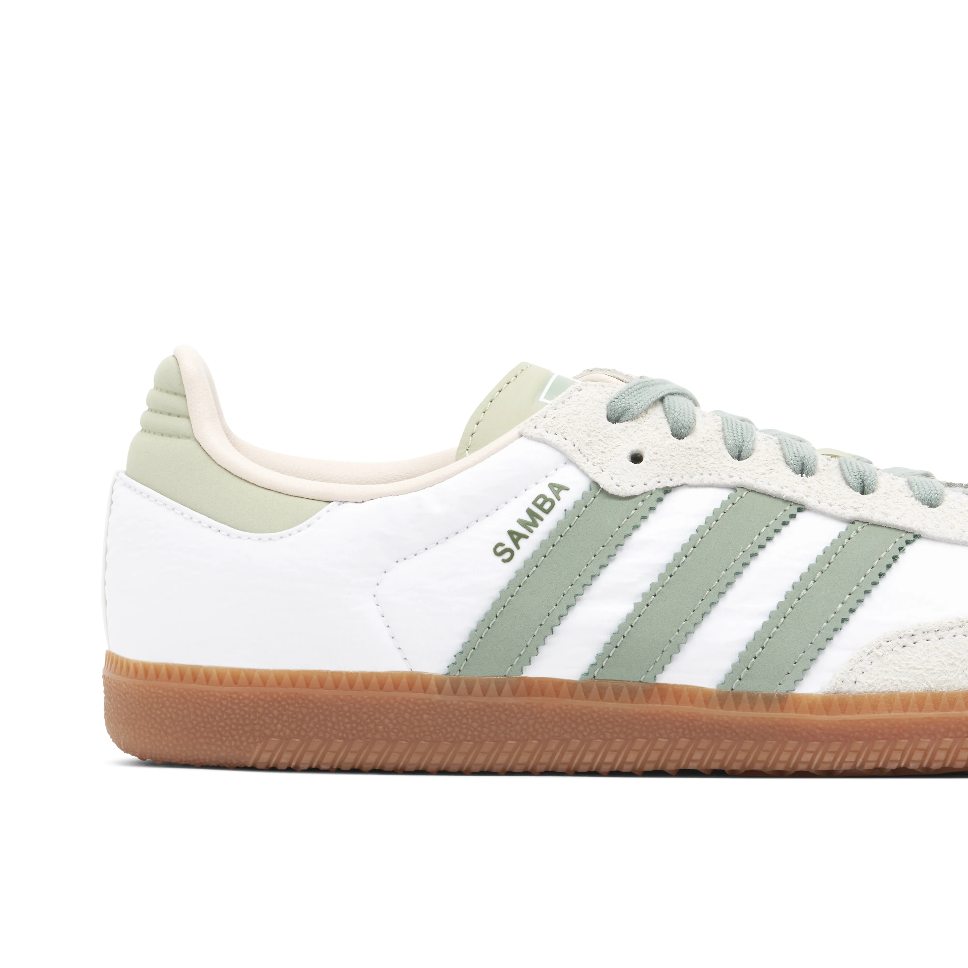 Adidas Samba OG Cloud White Silver Green Putty Mauve - image 5