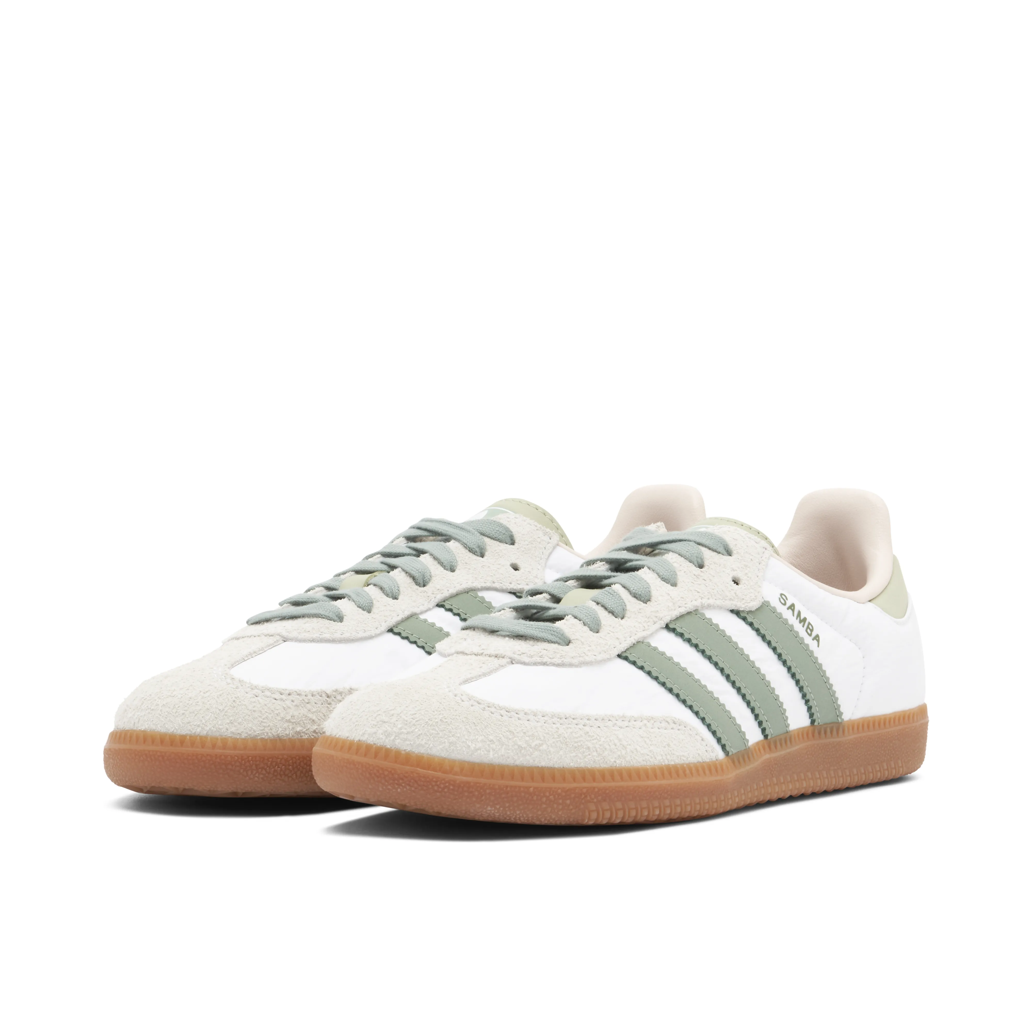 Adidas Samba OG Cloud White Silver Green Putty Mauve - image 6