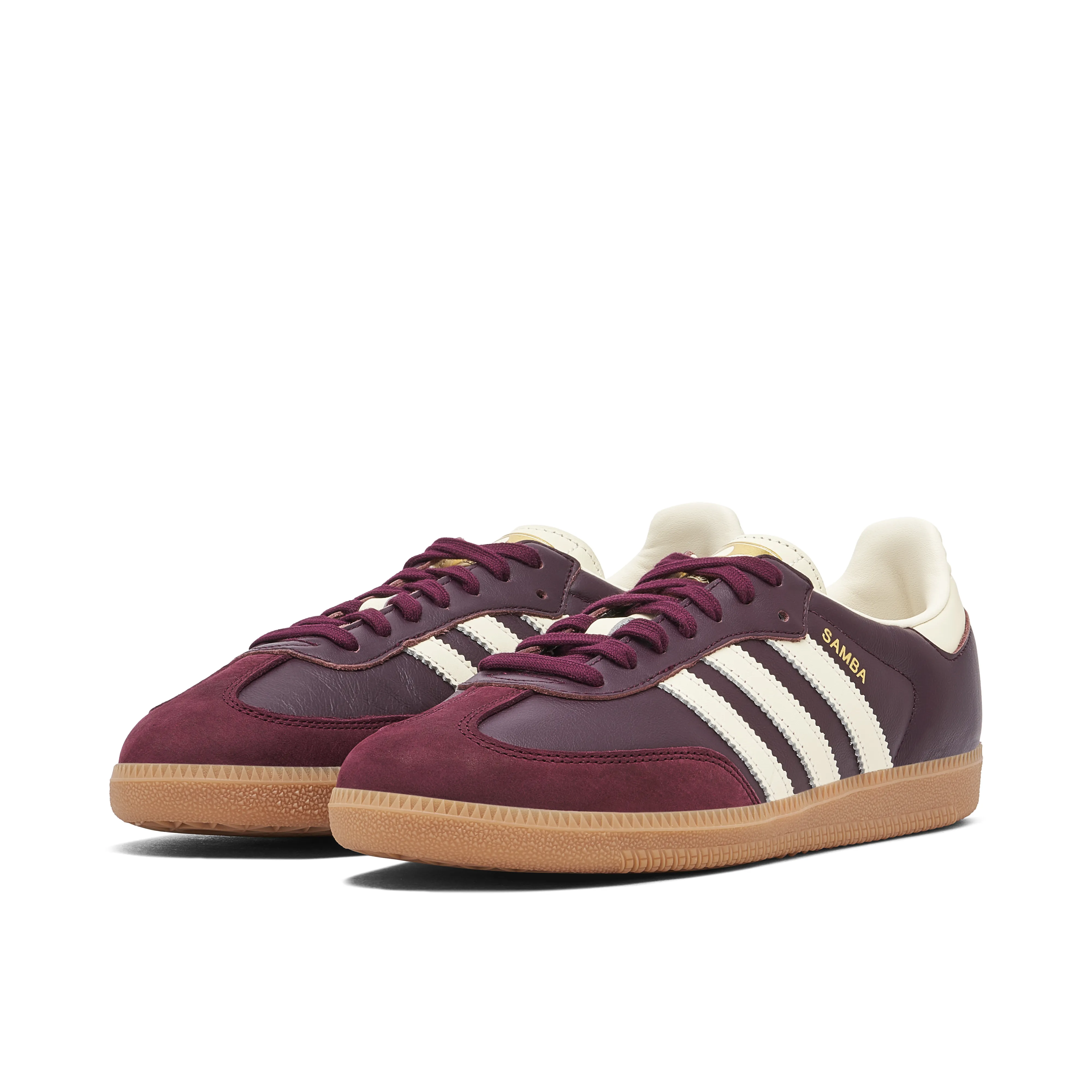 adidas Samba OG Maroon Cream Womens - image 6