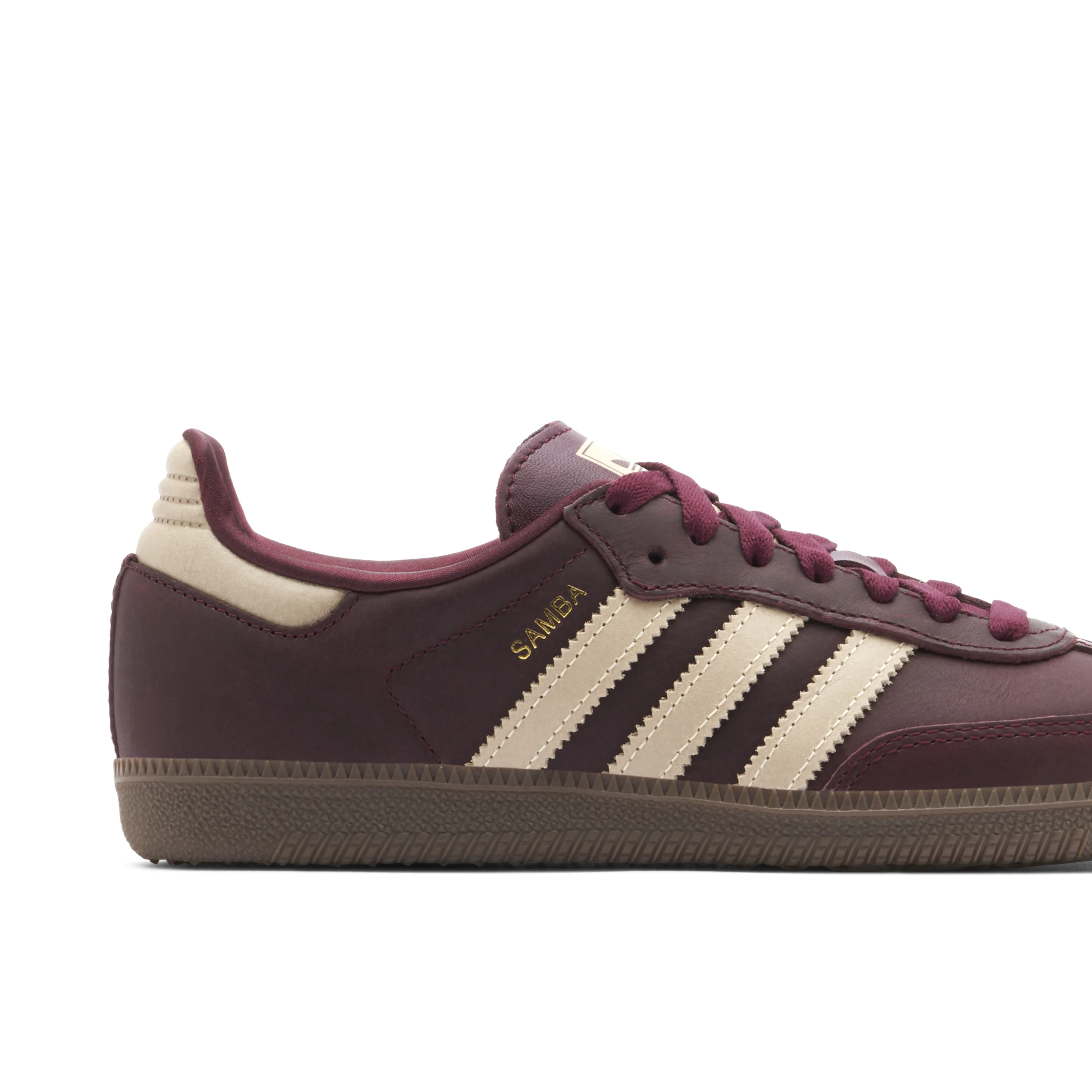 Adidas Samba OG Maroon Crystal Sand Womens - image 5