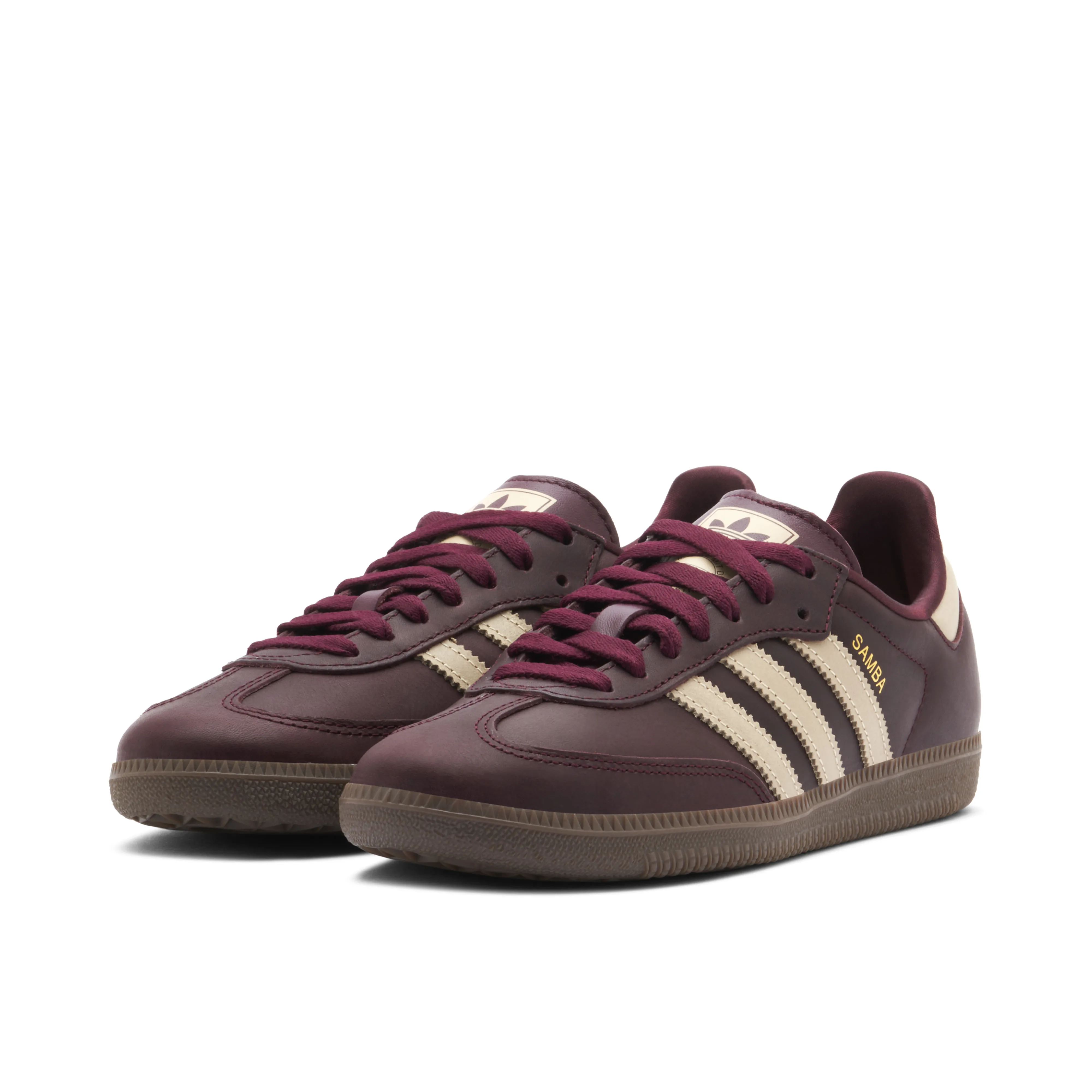 Adidas Samba OG Maroon Crystal Sand Womens - image 6