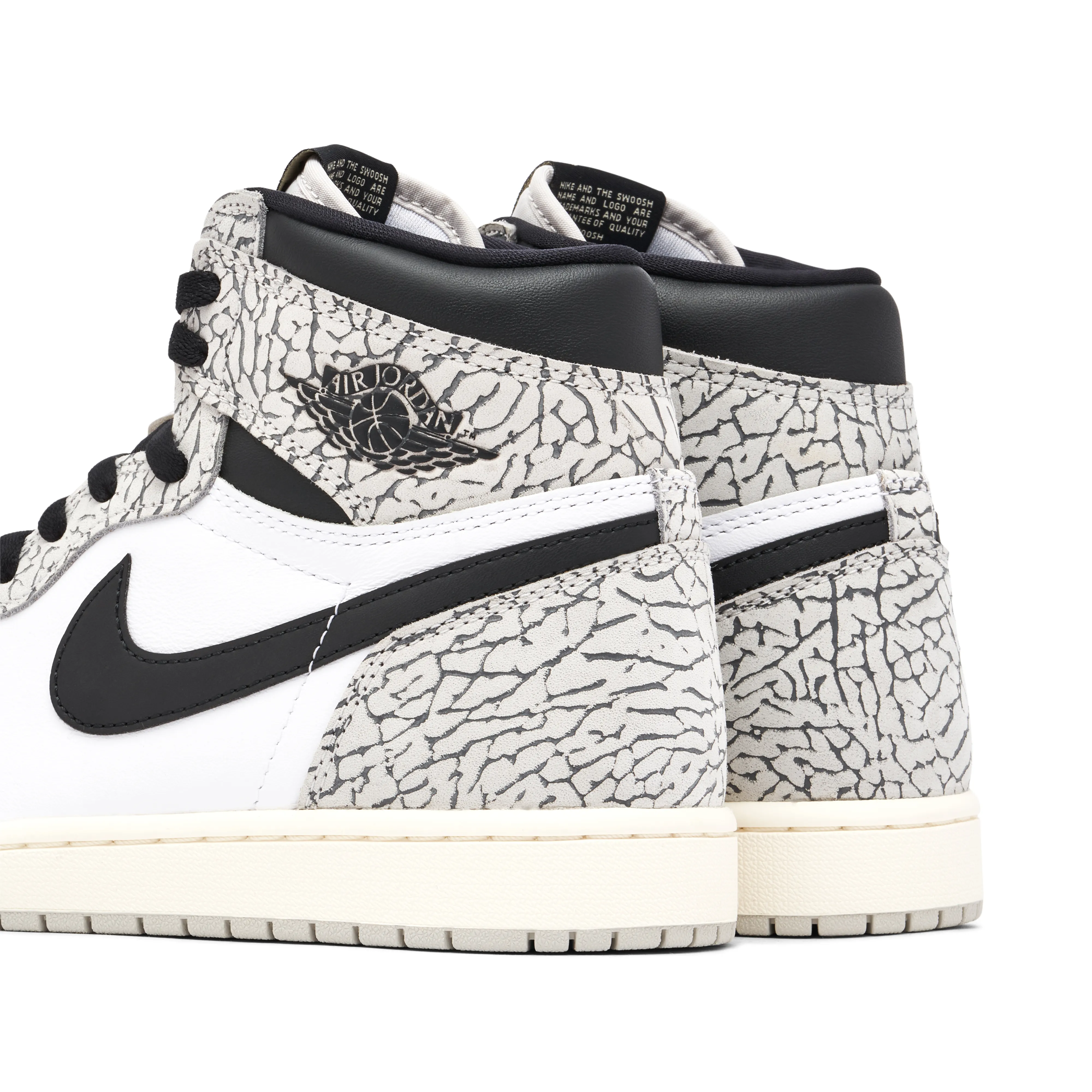 Air Jordan 1 High OG White Cement - image 3