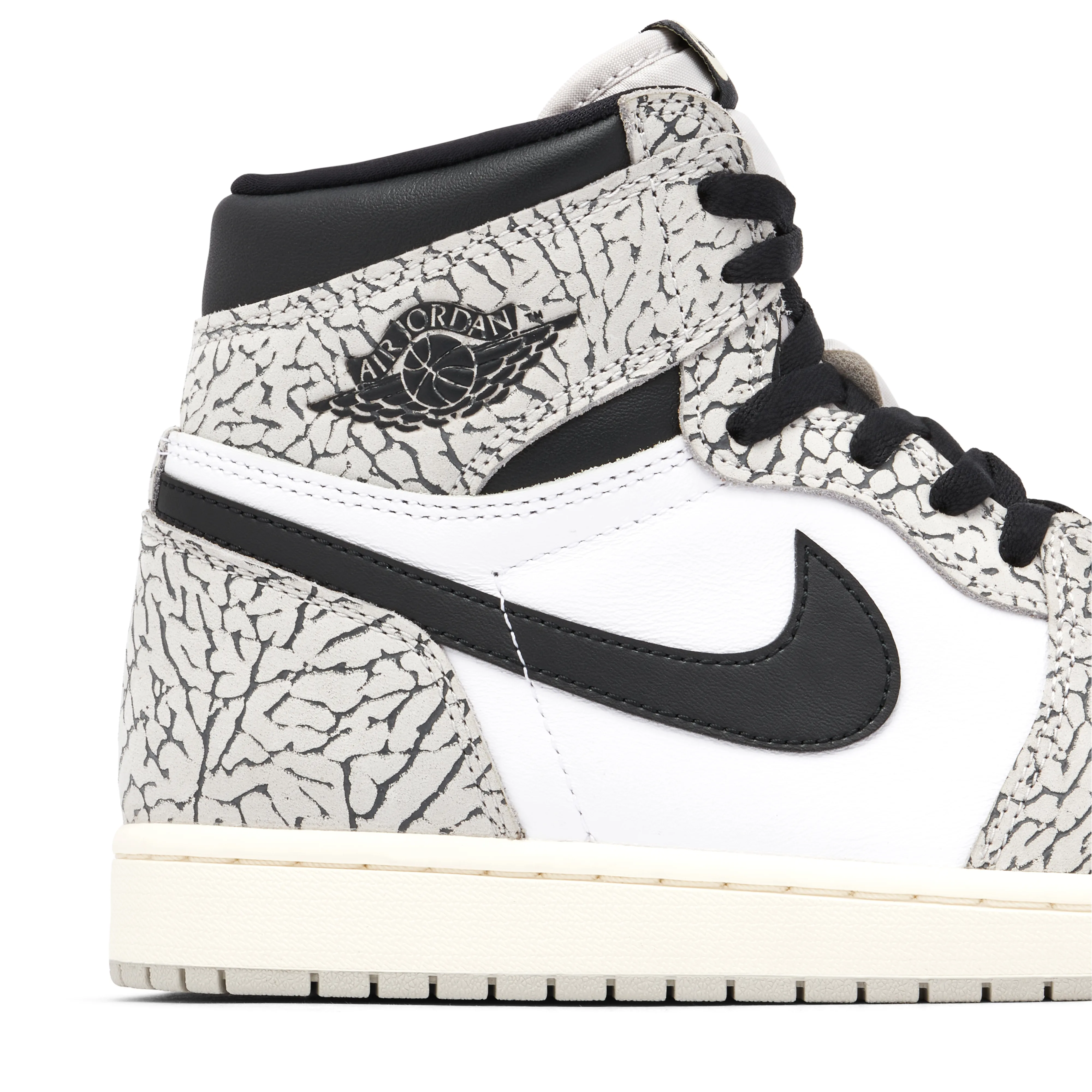 Air Jordan 1 High OG White Cement - image 4