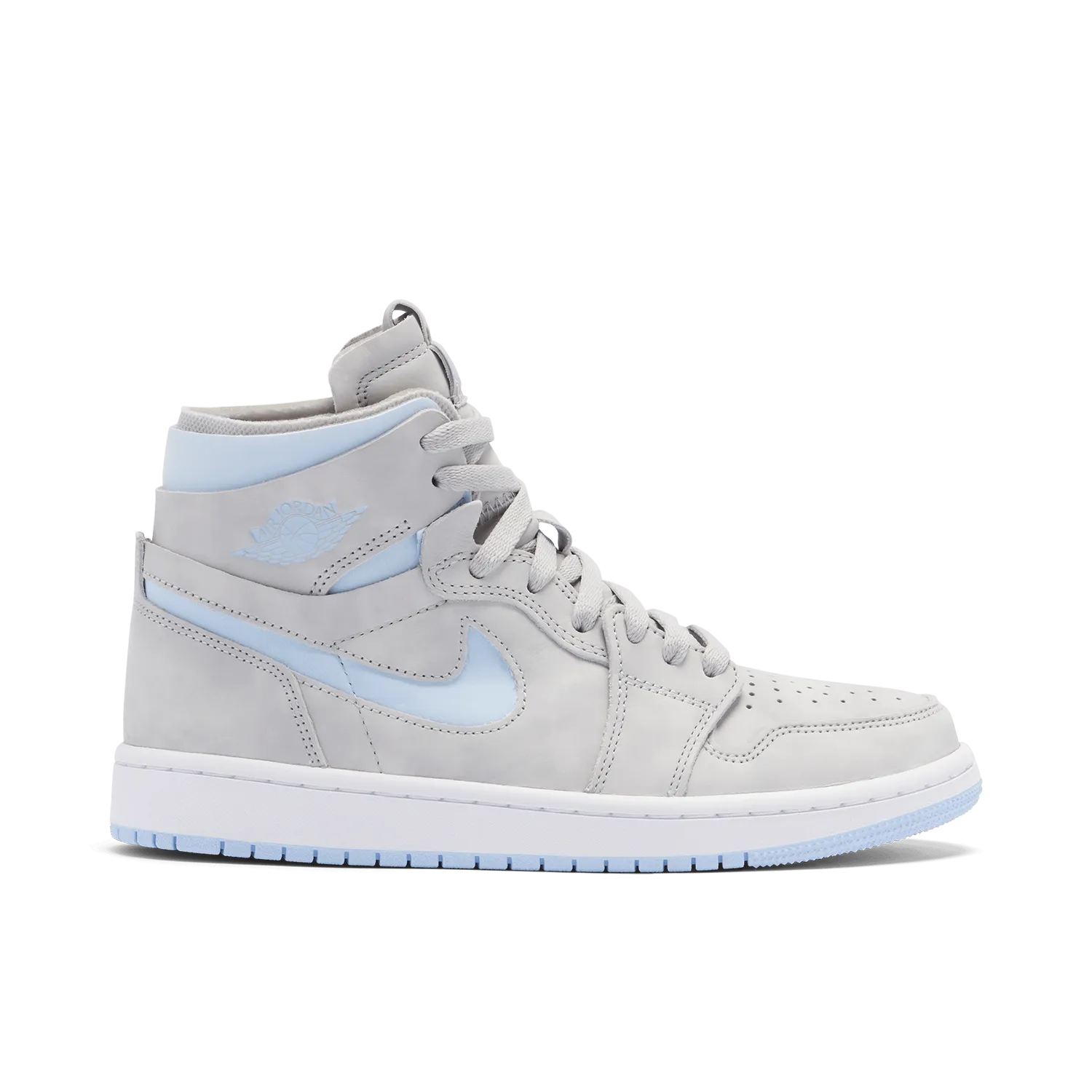 Air Jordan 1 High Zoom CMFT Cool Grey Light Blue Womens