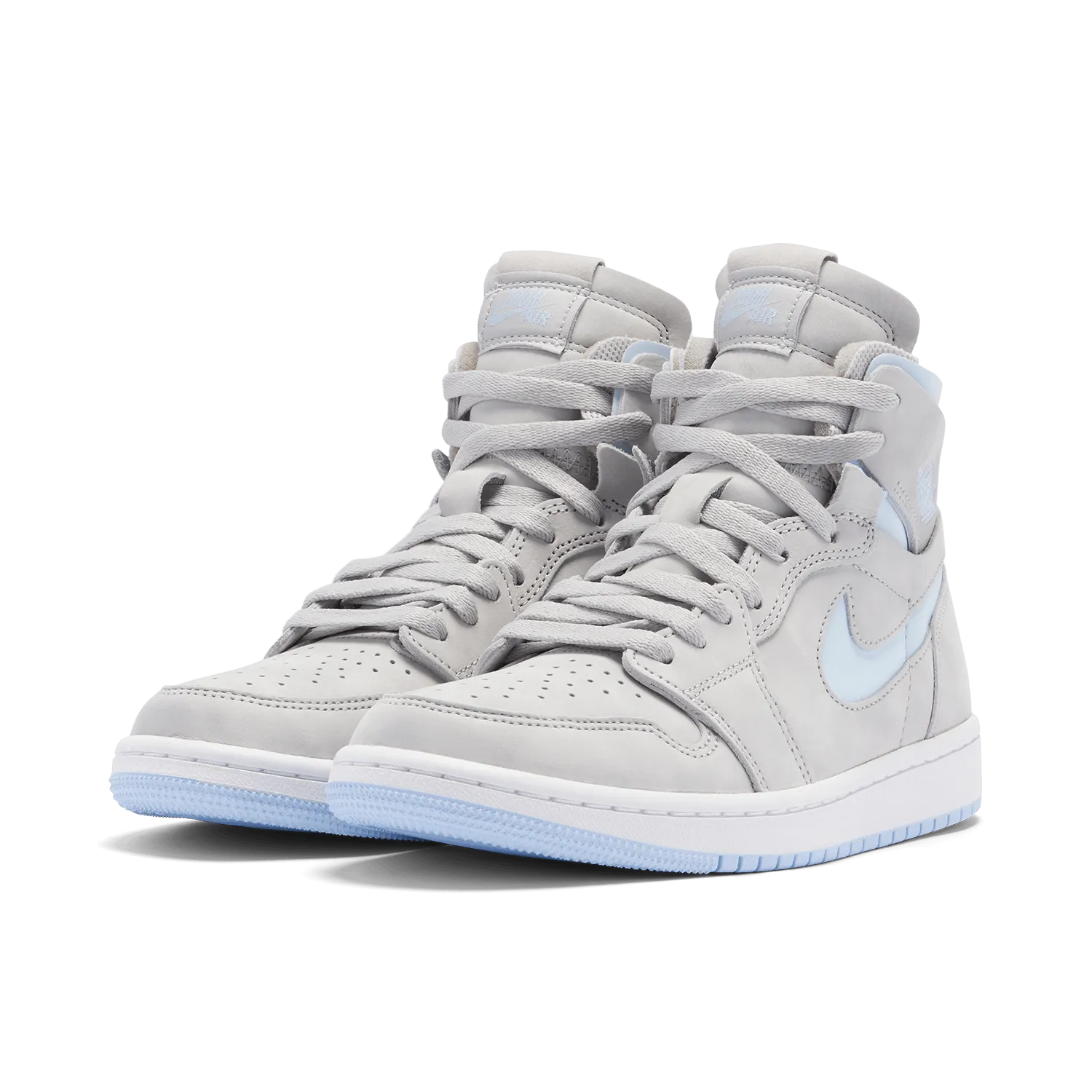 Air Jordan 1 High Zoom CMFT Cool Grey Light Blue Womens - image 5
