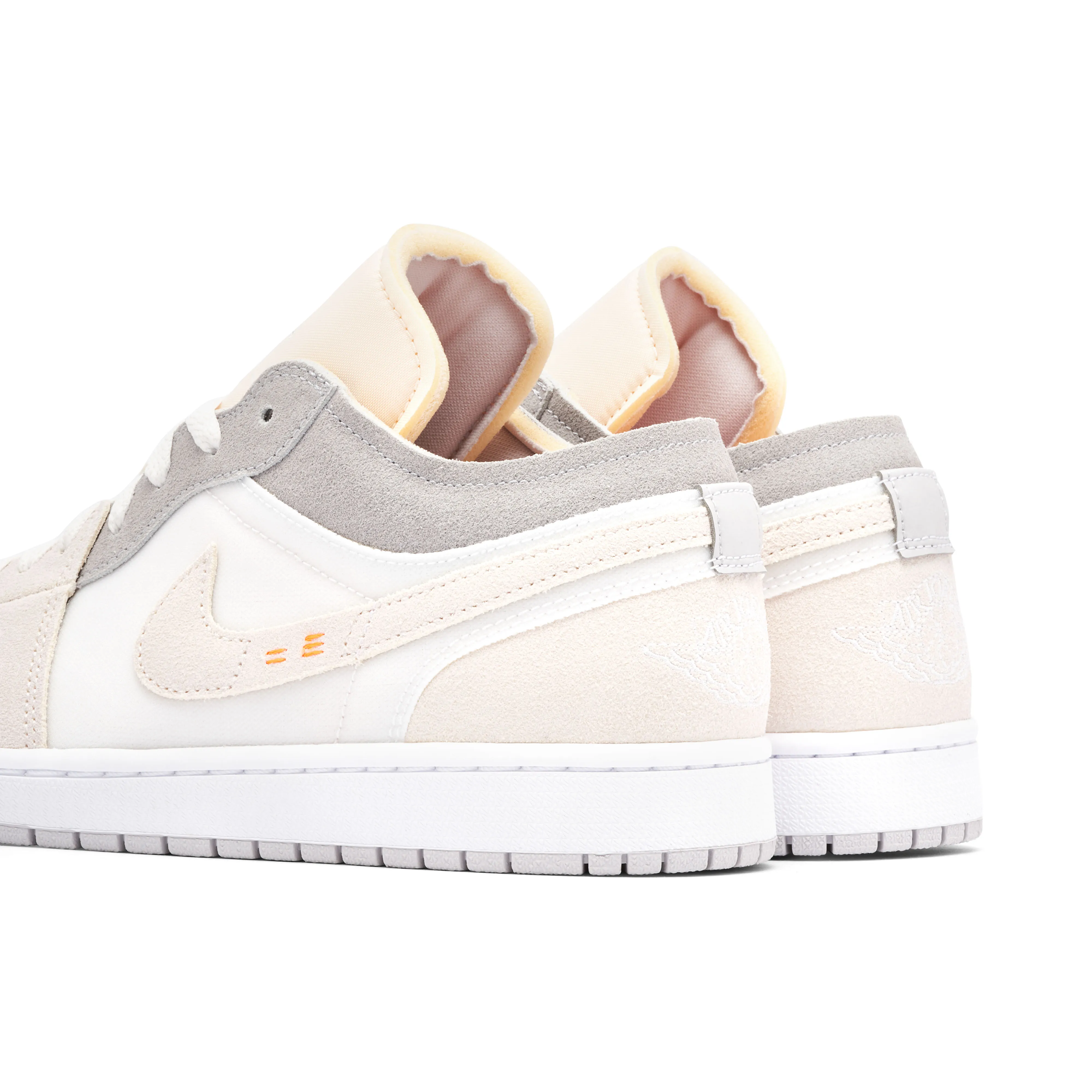 Air Jordan 1 Low Craft Inside Out White Grey - image 3