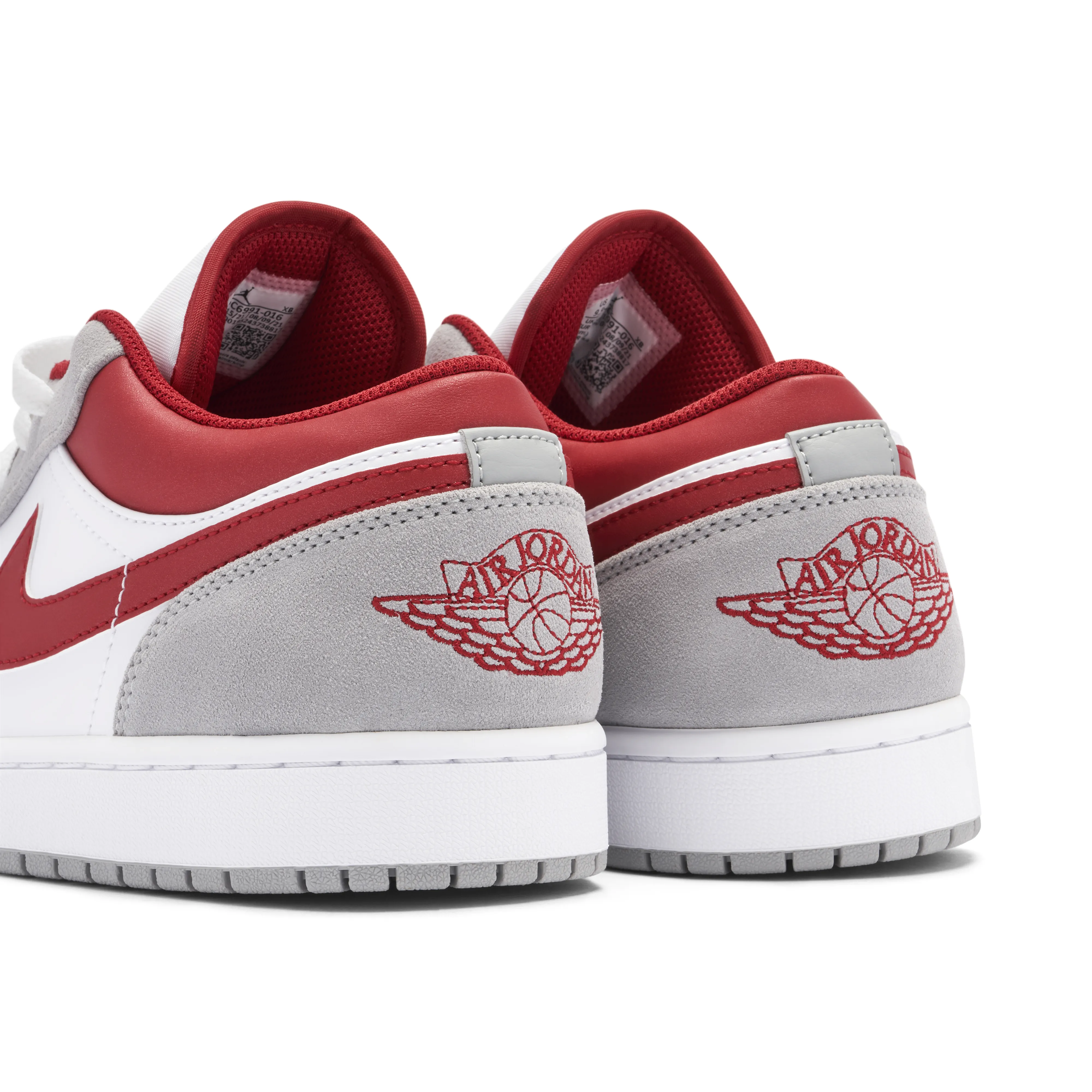 Air Jordan 1 Low Grey Red - image 4