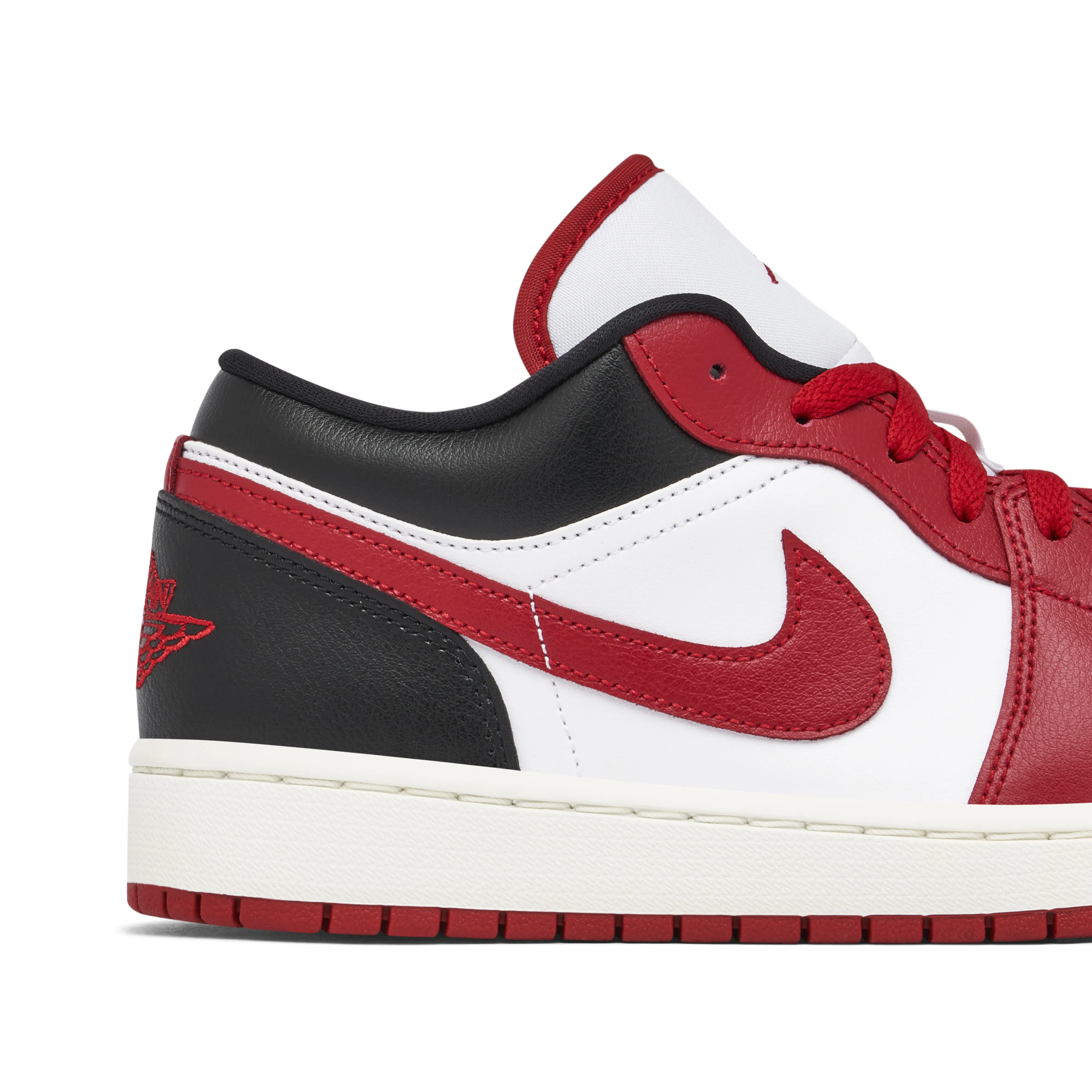 Air Jordan 1 Low White Gym Red Womens - image 4