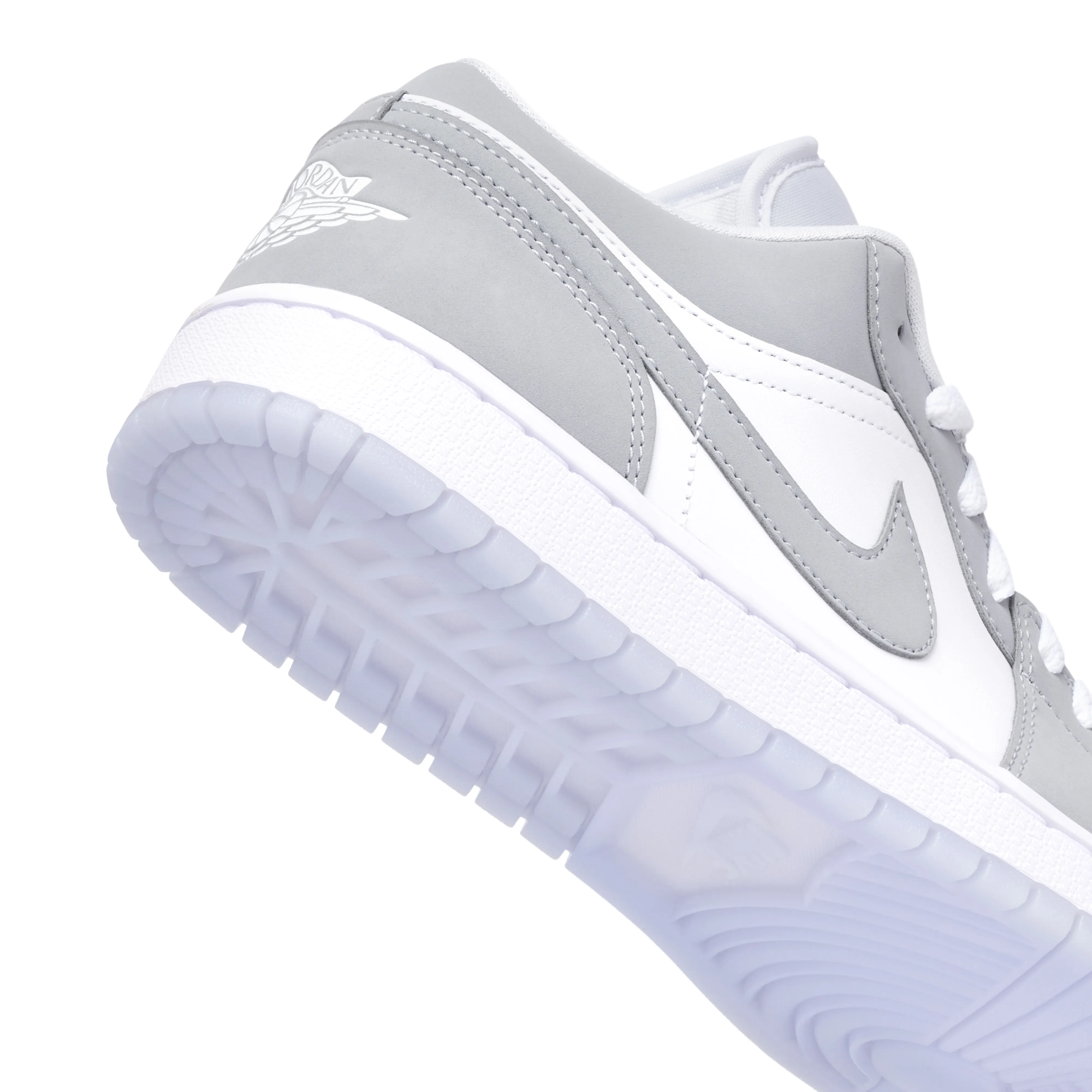 Air Jordan 1 Low White Wolf Grey Womens - image 4