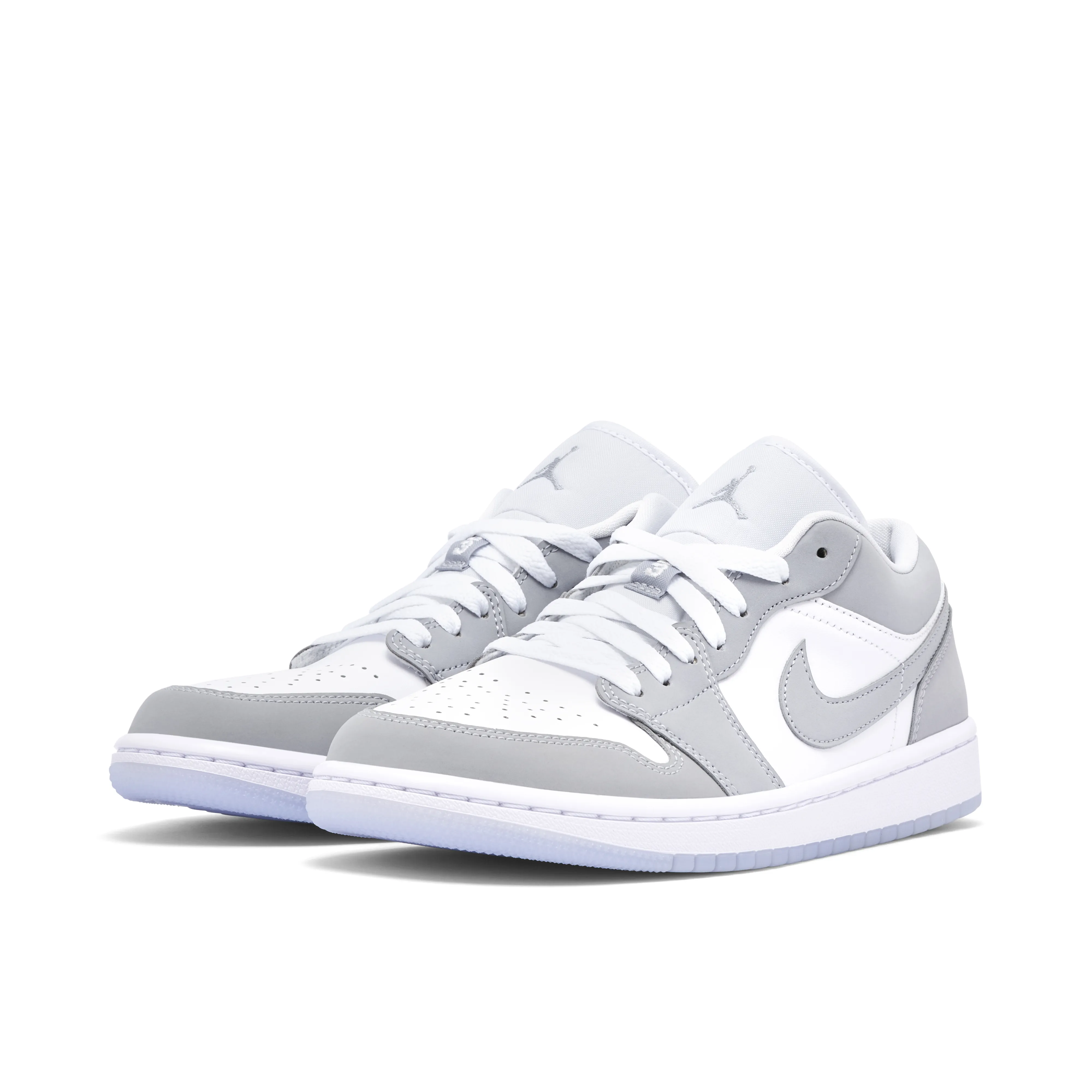 Air Jordan 1 Low White Wolf Grey Womens - image 6