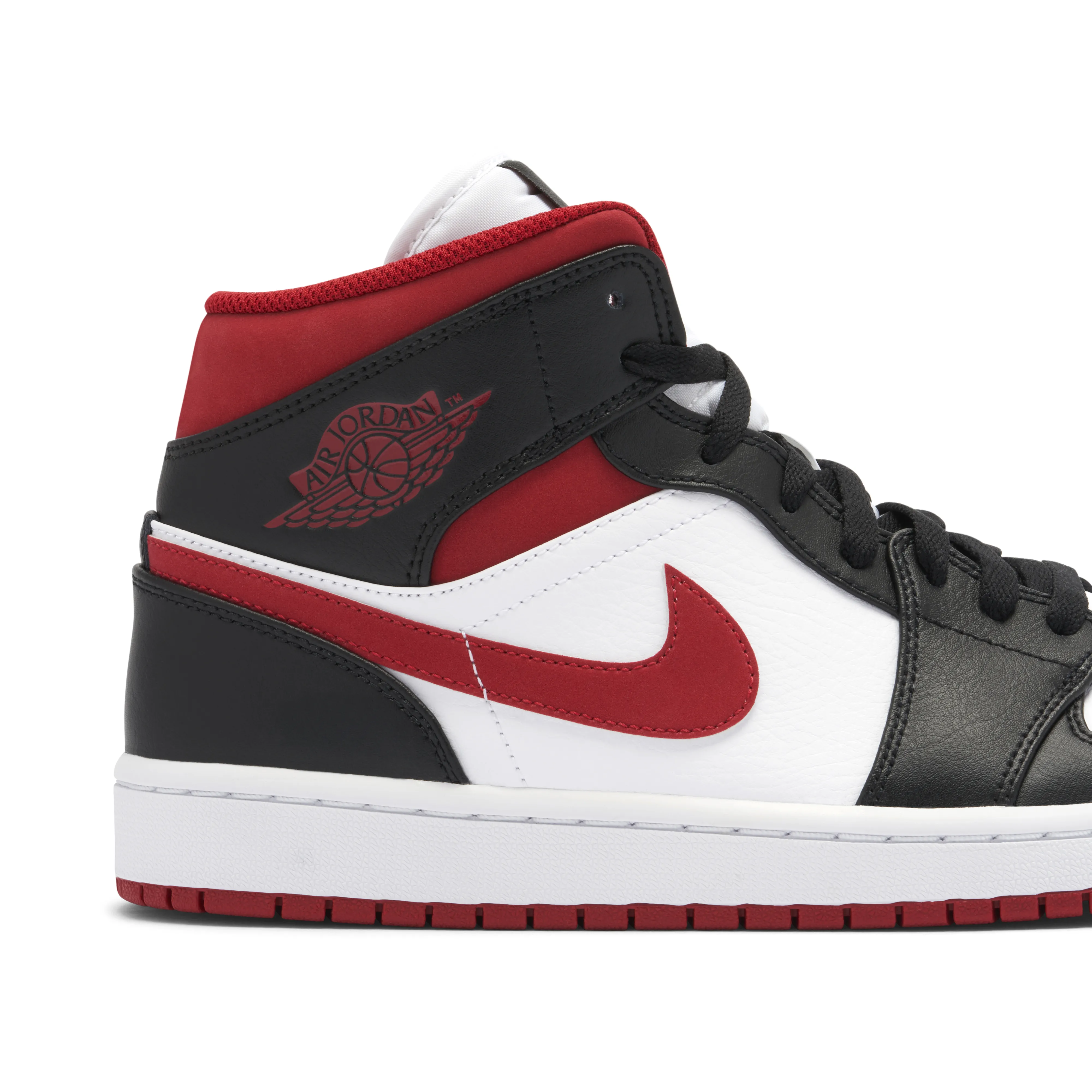 Air Jordan 1 Mid Black Gym Red - image 3