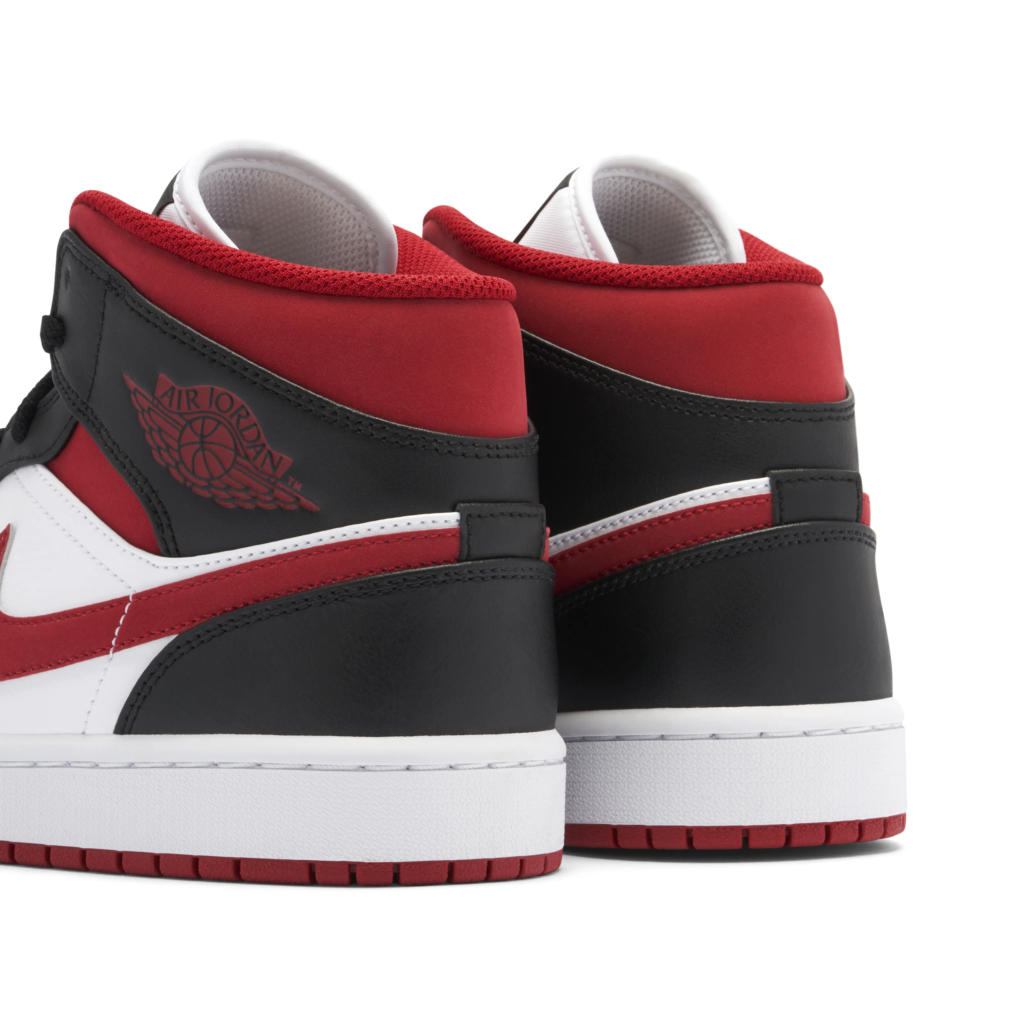 Air Jordan 1 Mid Black Gym Red - image 4