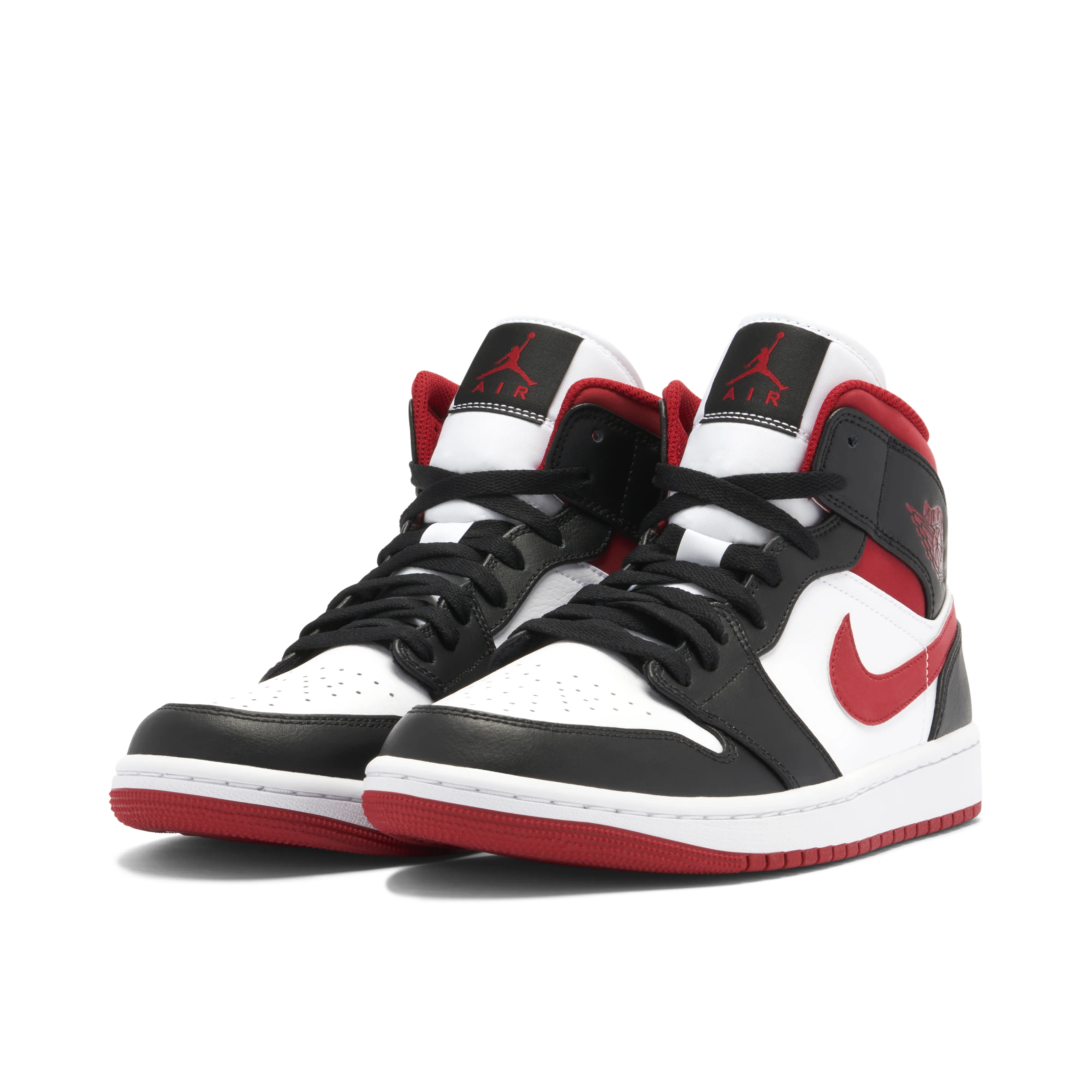 Air Jordan 1 Mid Black Gym Red - image 6