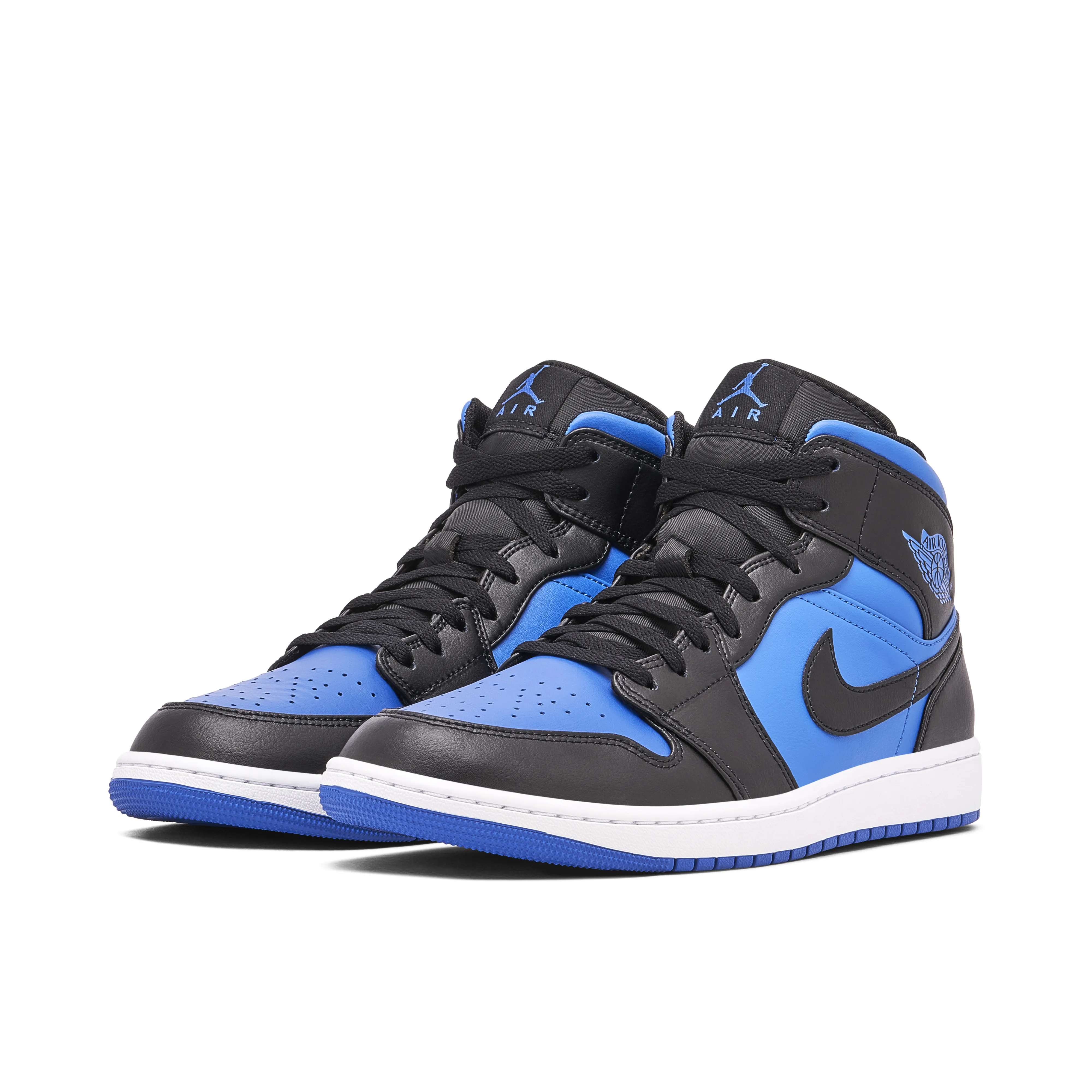 Air Jordan 1 Mid Black Royal Blue - image 6