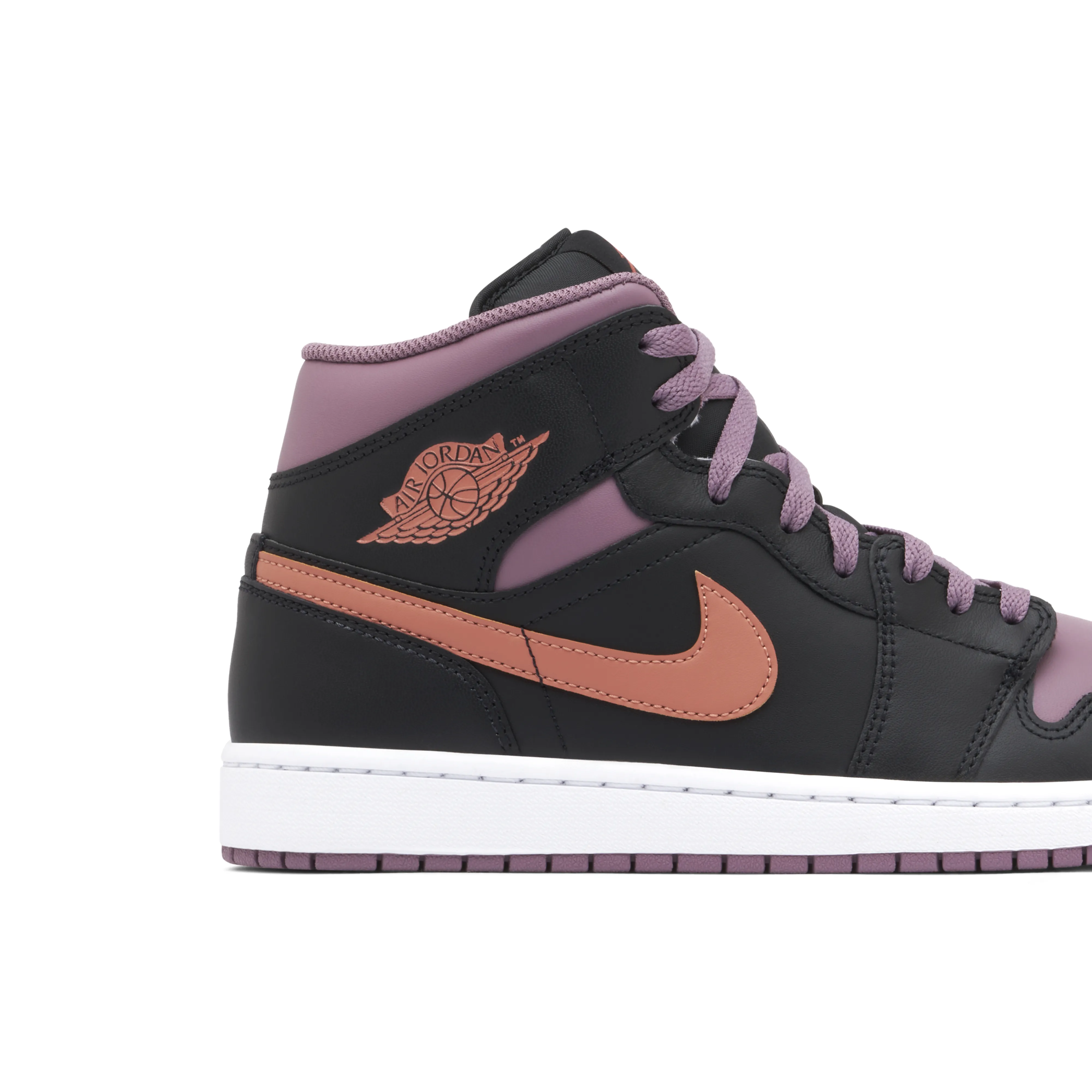 Air Jordan 1 Mid Black Sky J Mauve - image 5