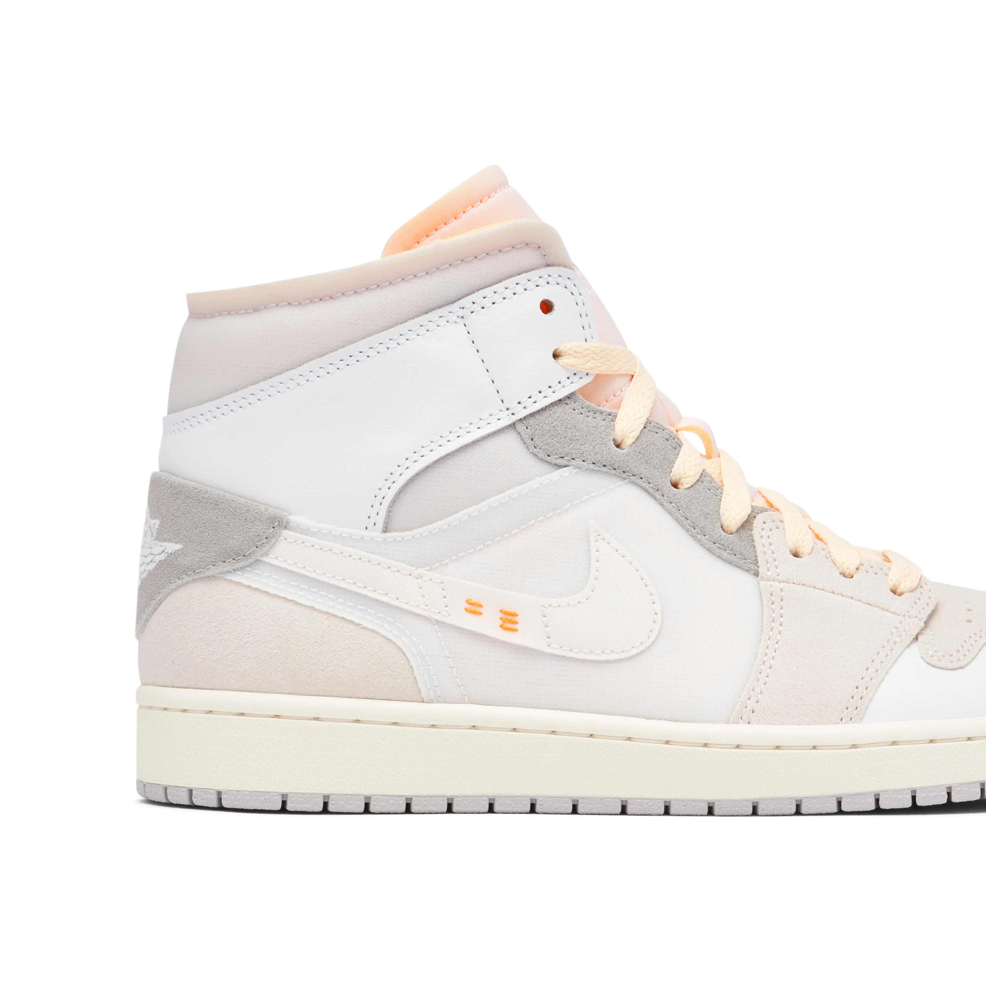 Air Jordan 1 Mid Craft Inside Out White Grey - image 4