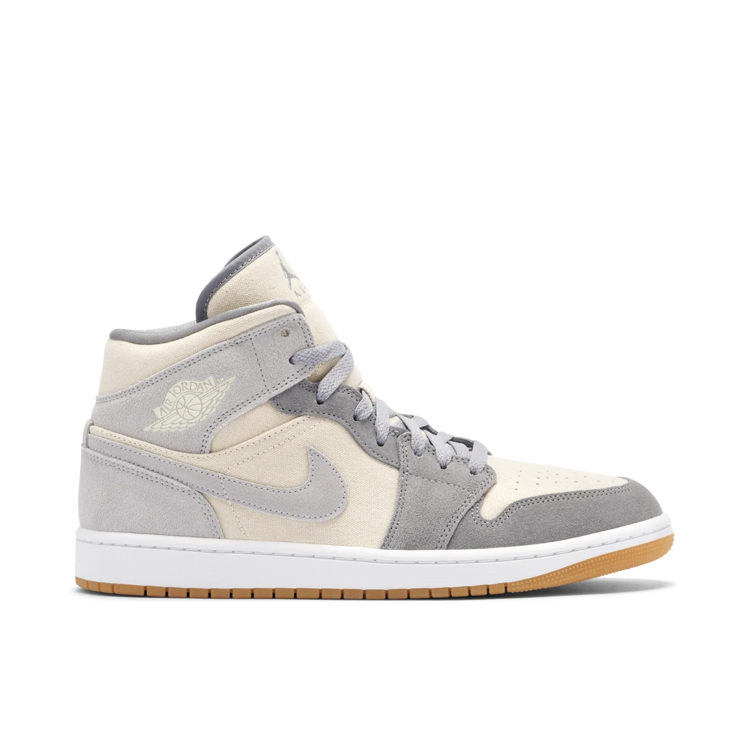 Air Jordan 1 Mid Cream Grey