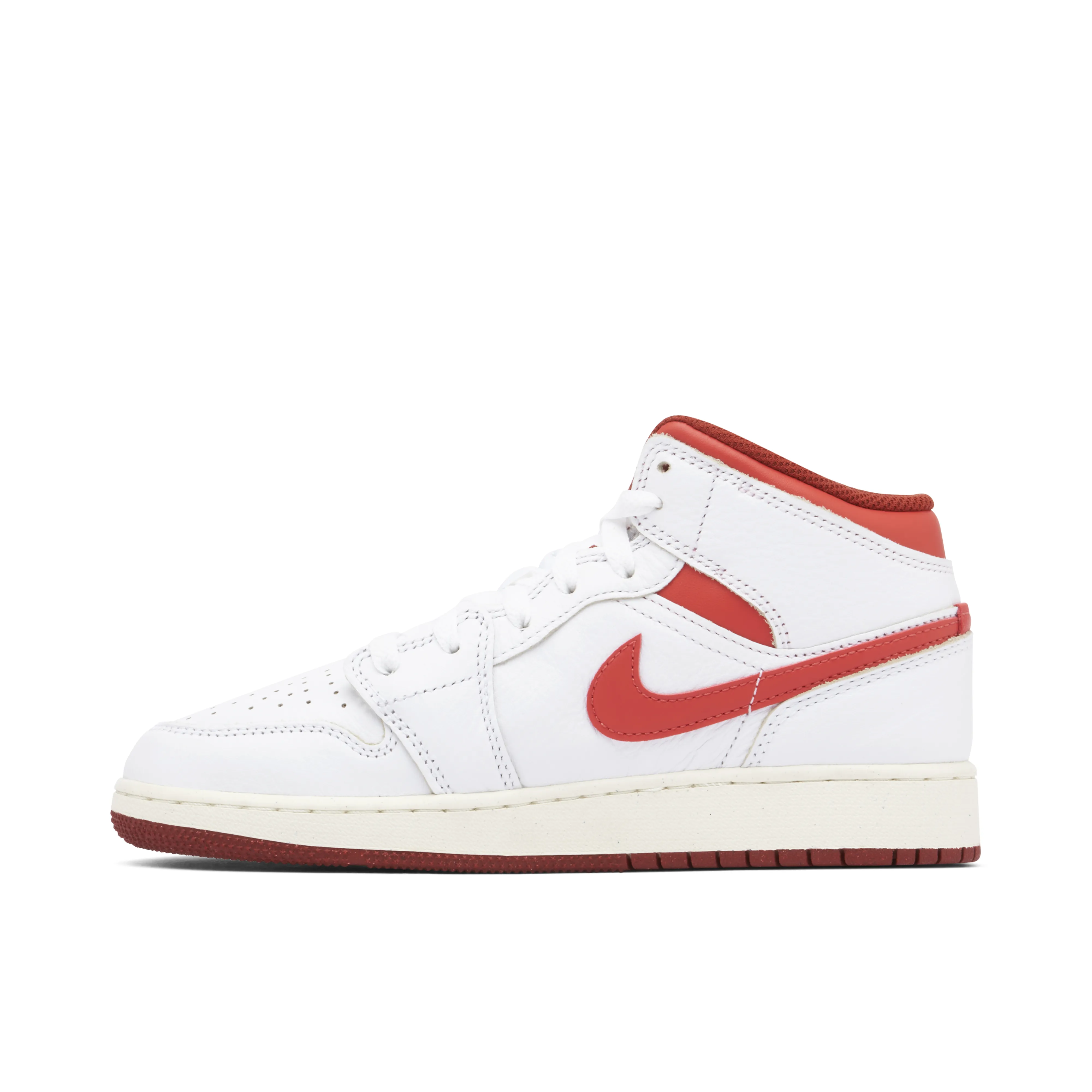 Air Jordan 1 Mid Dune Red GS - image 2