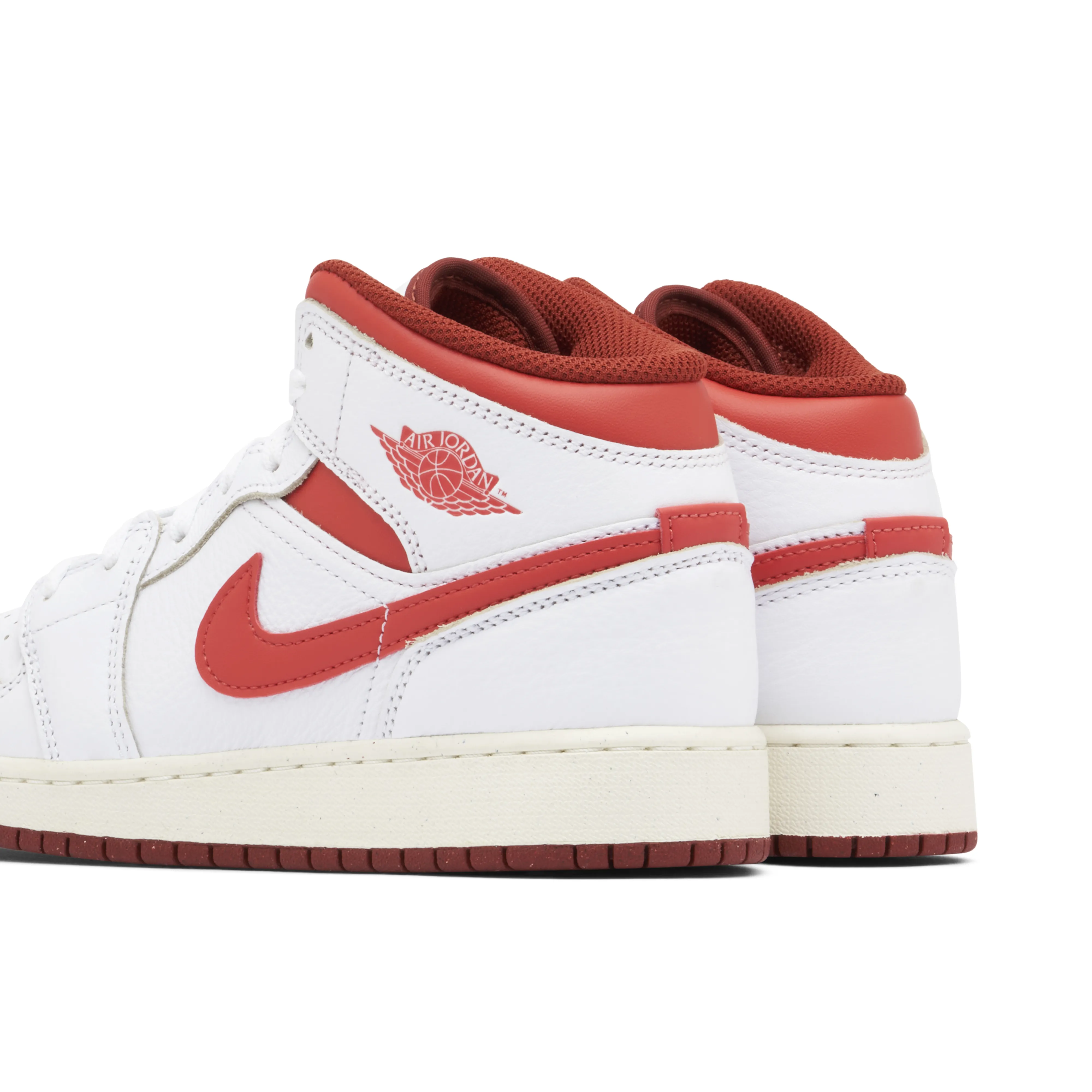 Air Jordan 1 Mid Dune Red GS - image 4