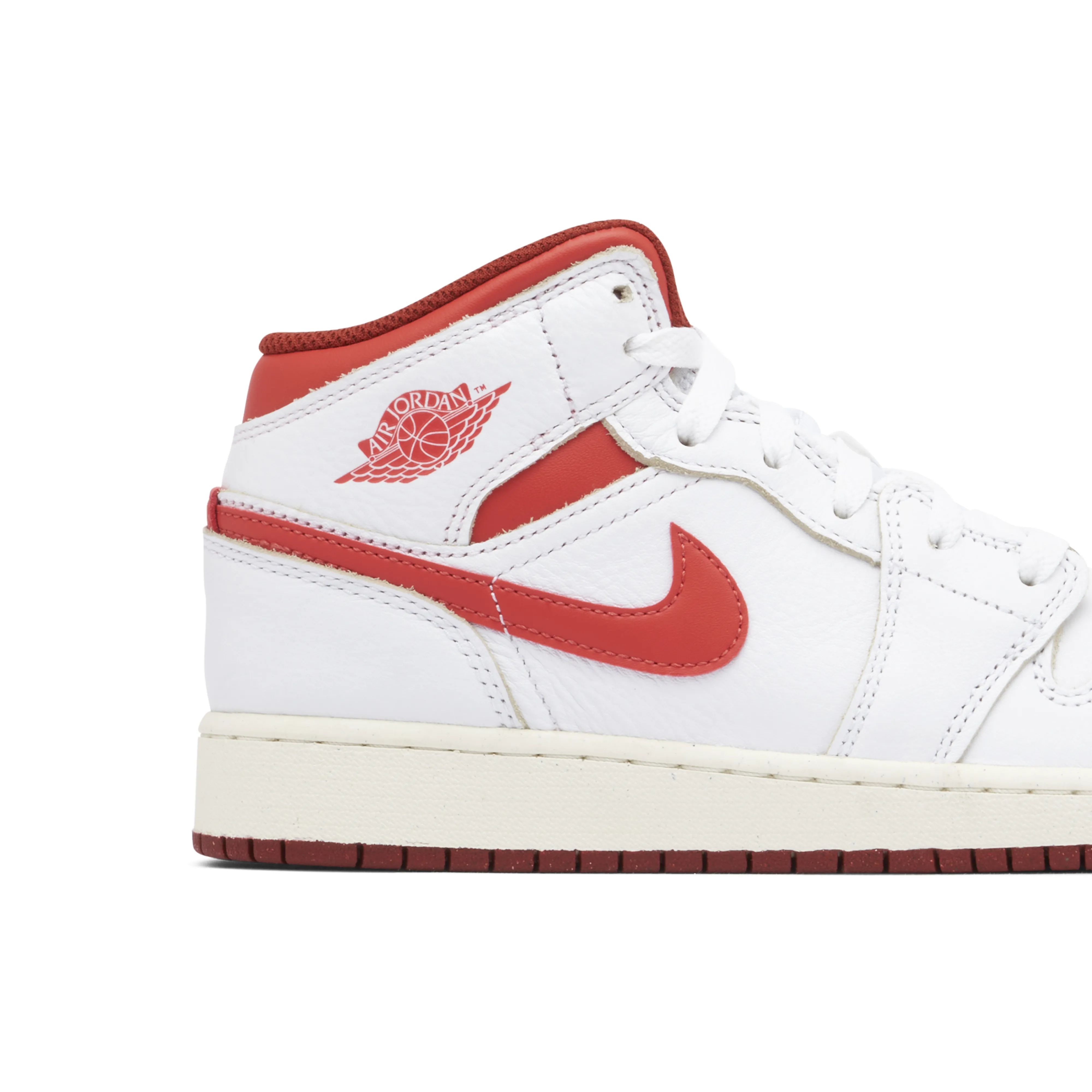 Air Jordan 1 Mid Dune Red GS - image 5