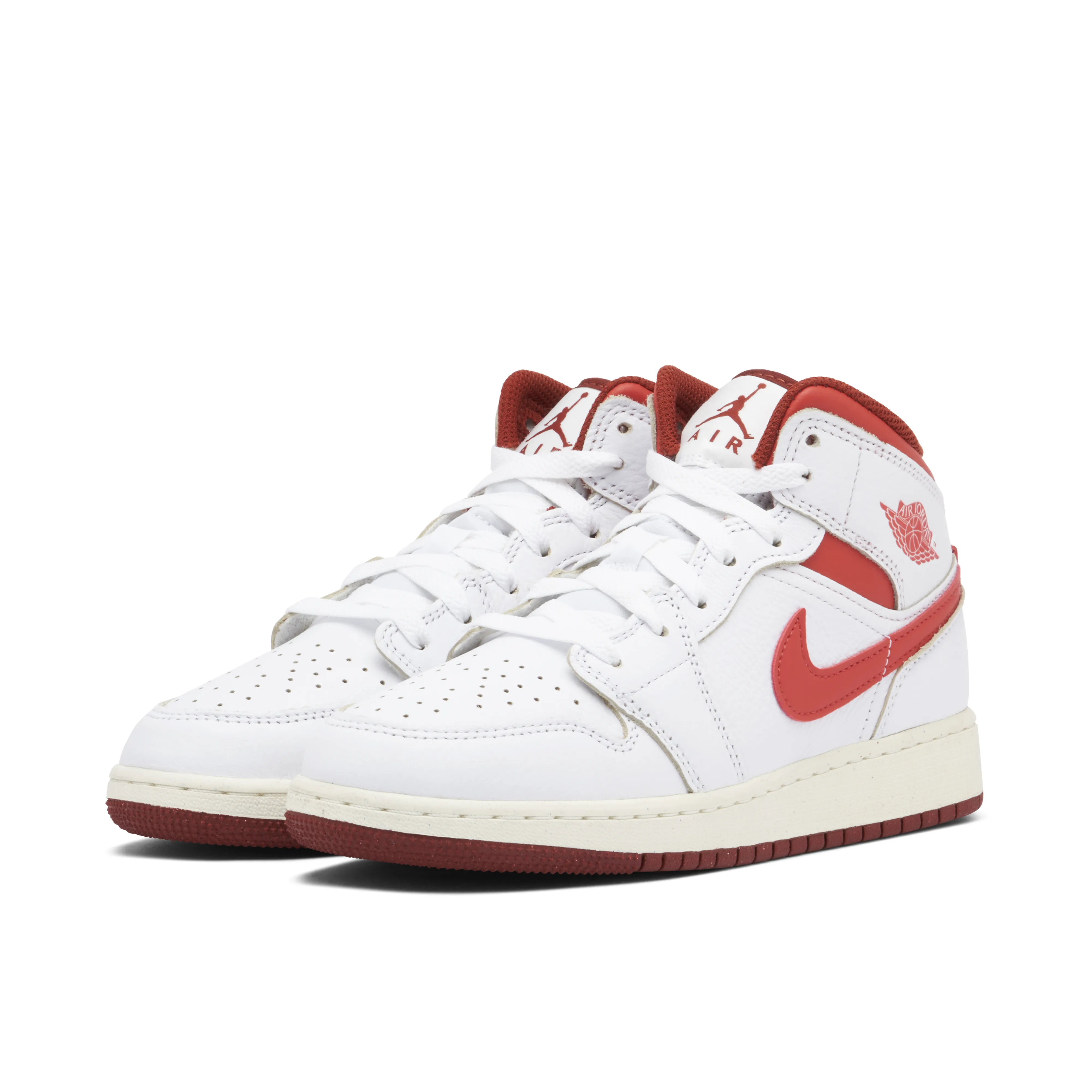 Air Jordan 1 Mid Dune Red GS - image 6