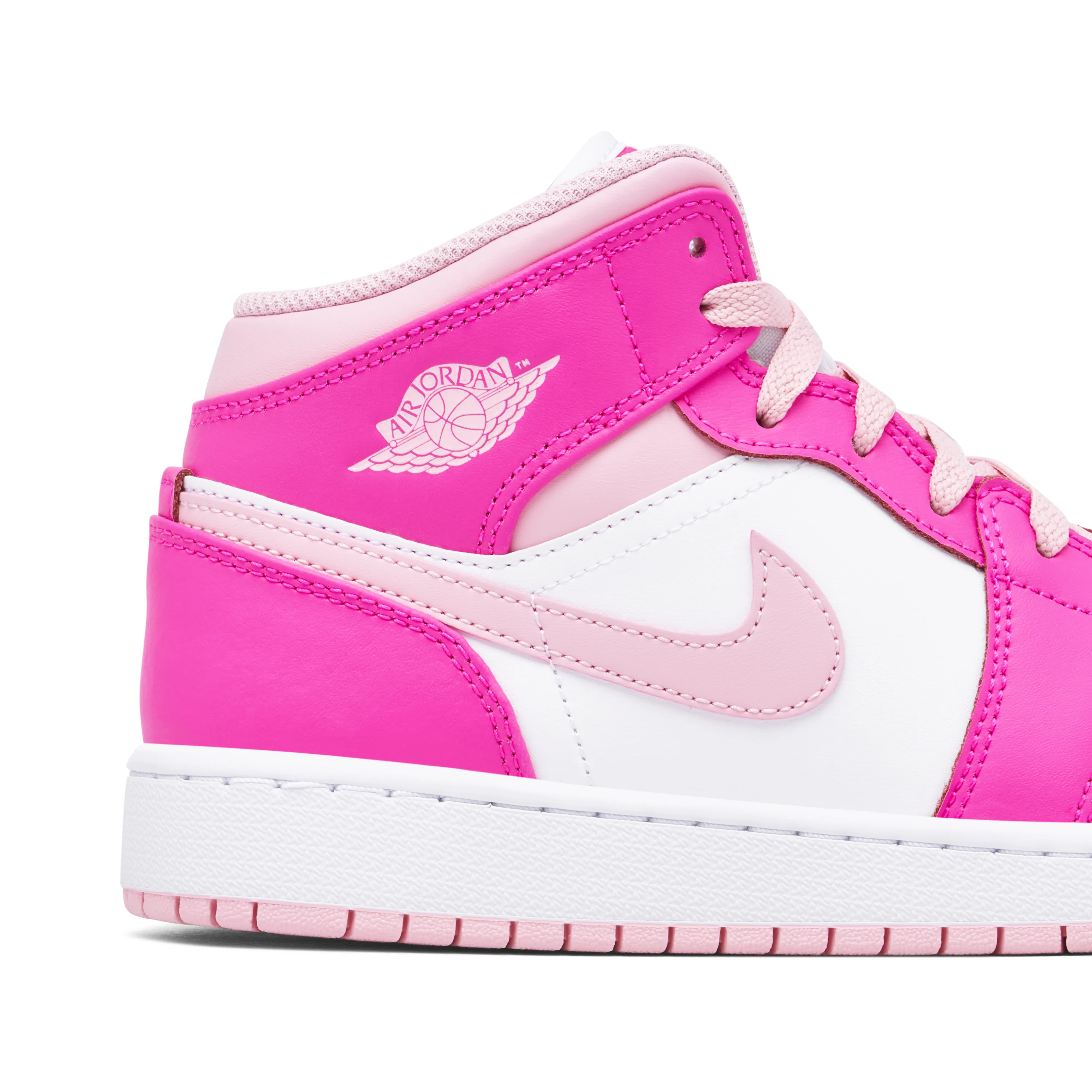 Air Jordan 1 Mid Fierce Pink GS - image 4