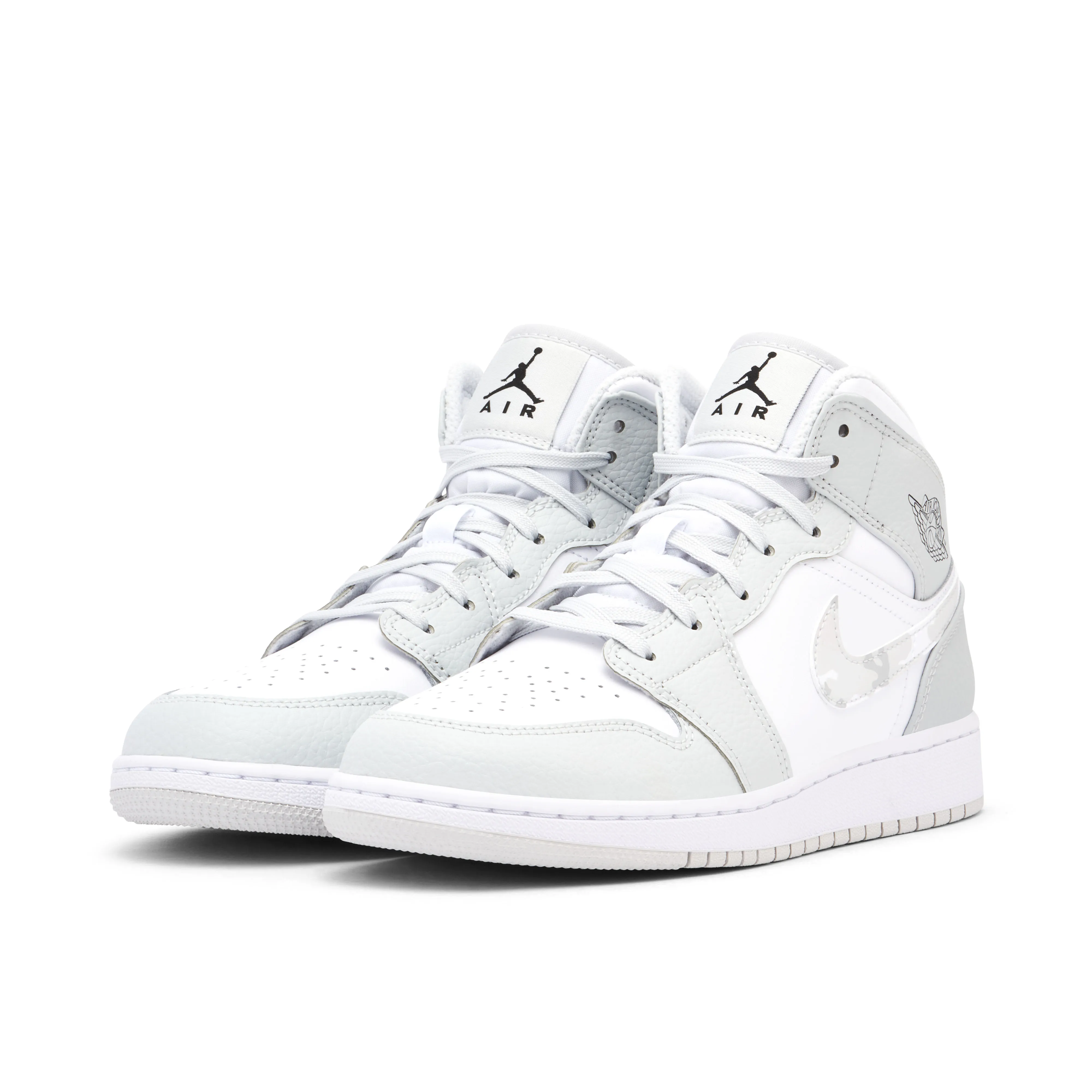 Air Jordan 1 Mid Grey Camo GS - image 6
