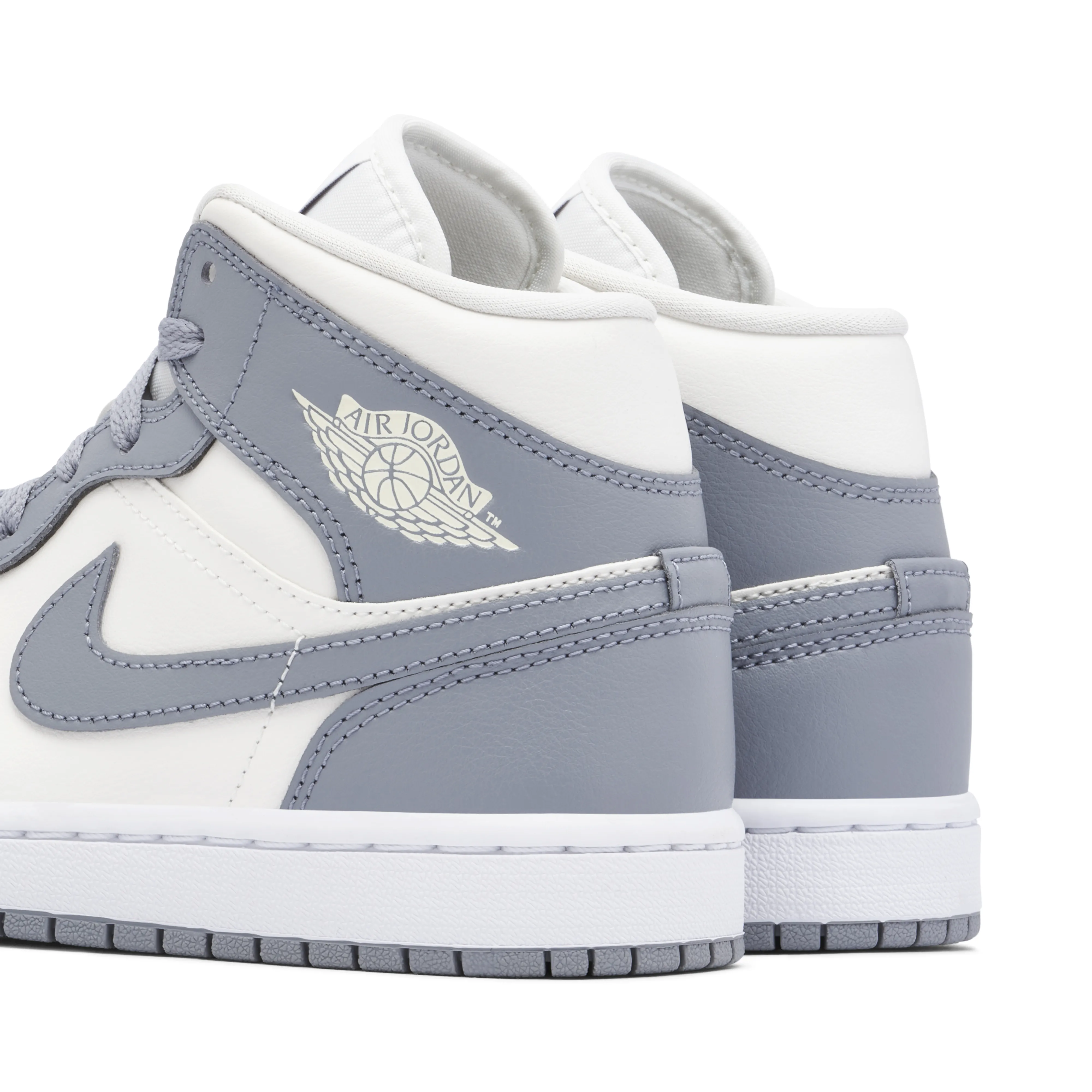 Air Jordan 1 Mid Grey Sail Womens - image 6
