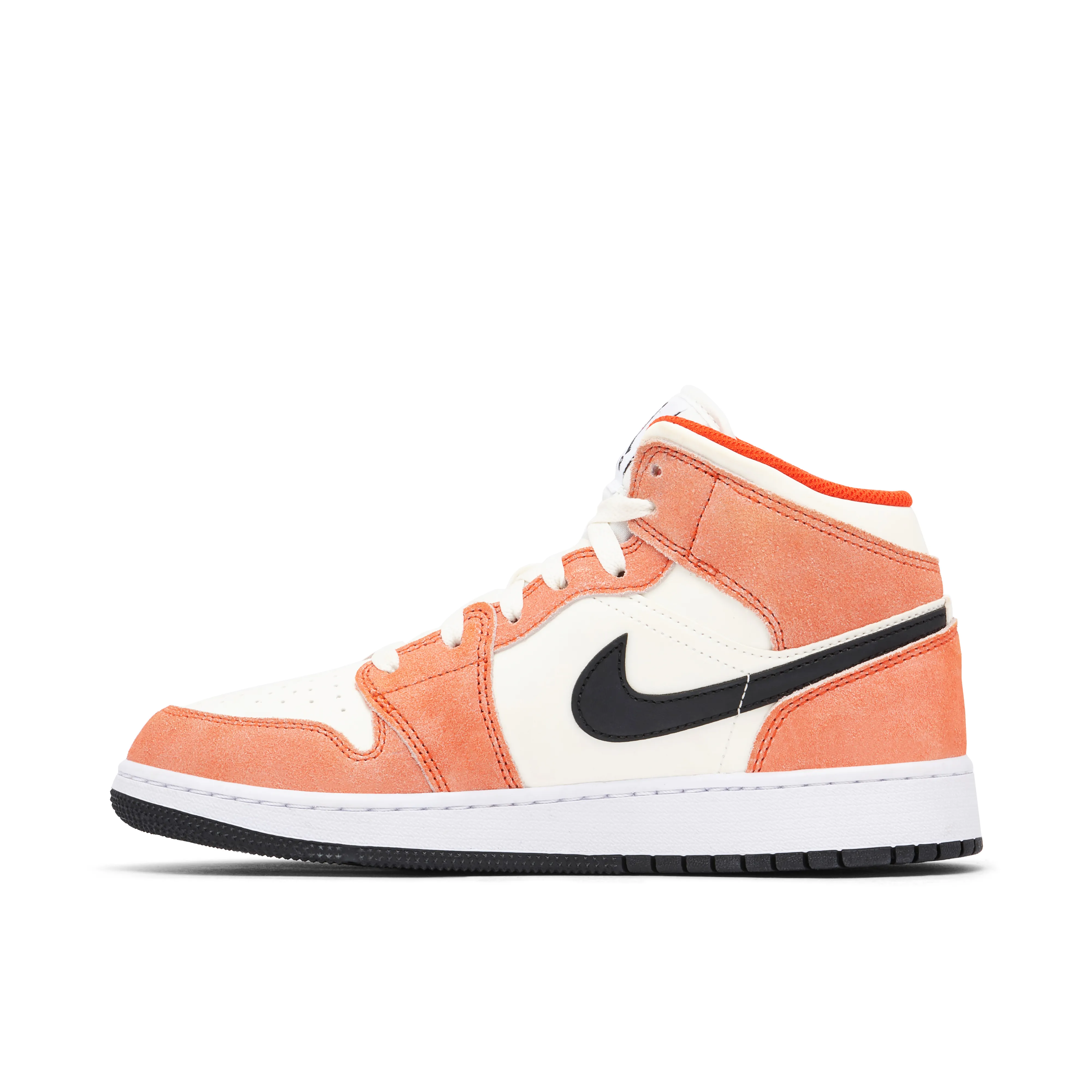 Air Jordan 1 Mid Orange Suede GS - image 2