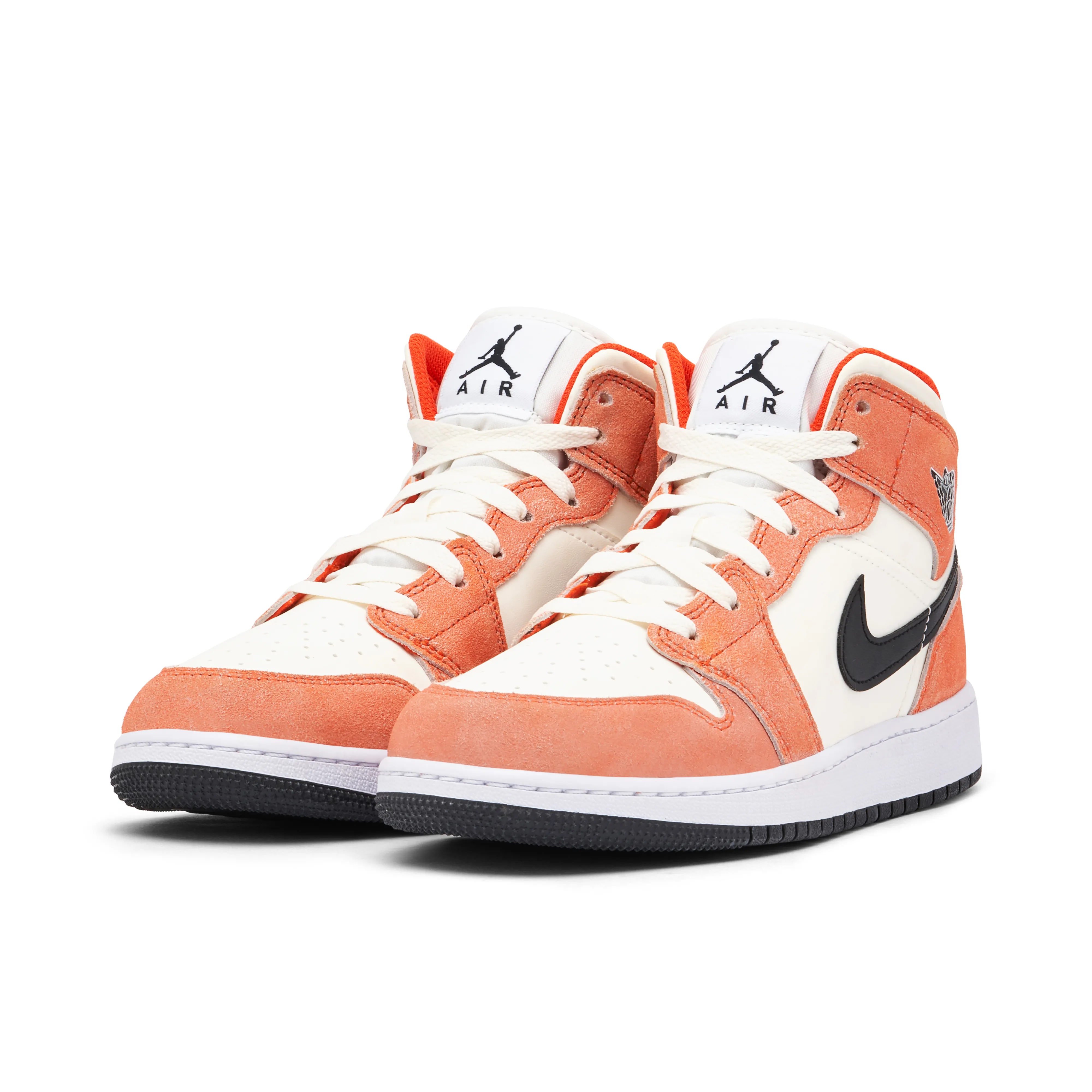 Air Jordan 1 Mid Orange Suede GS - image 6