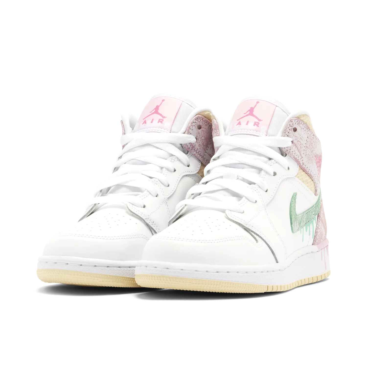 Air Jordan 1 Mid Paint Drip GS - image 6