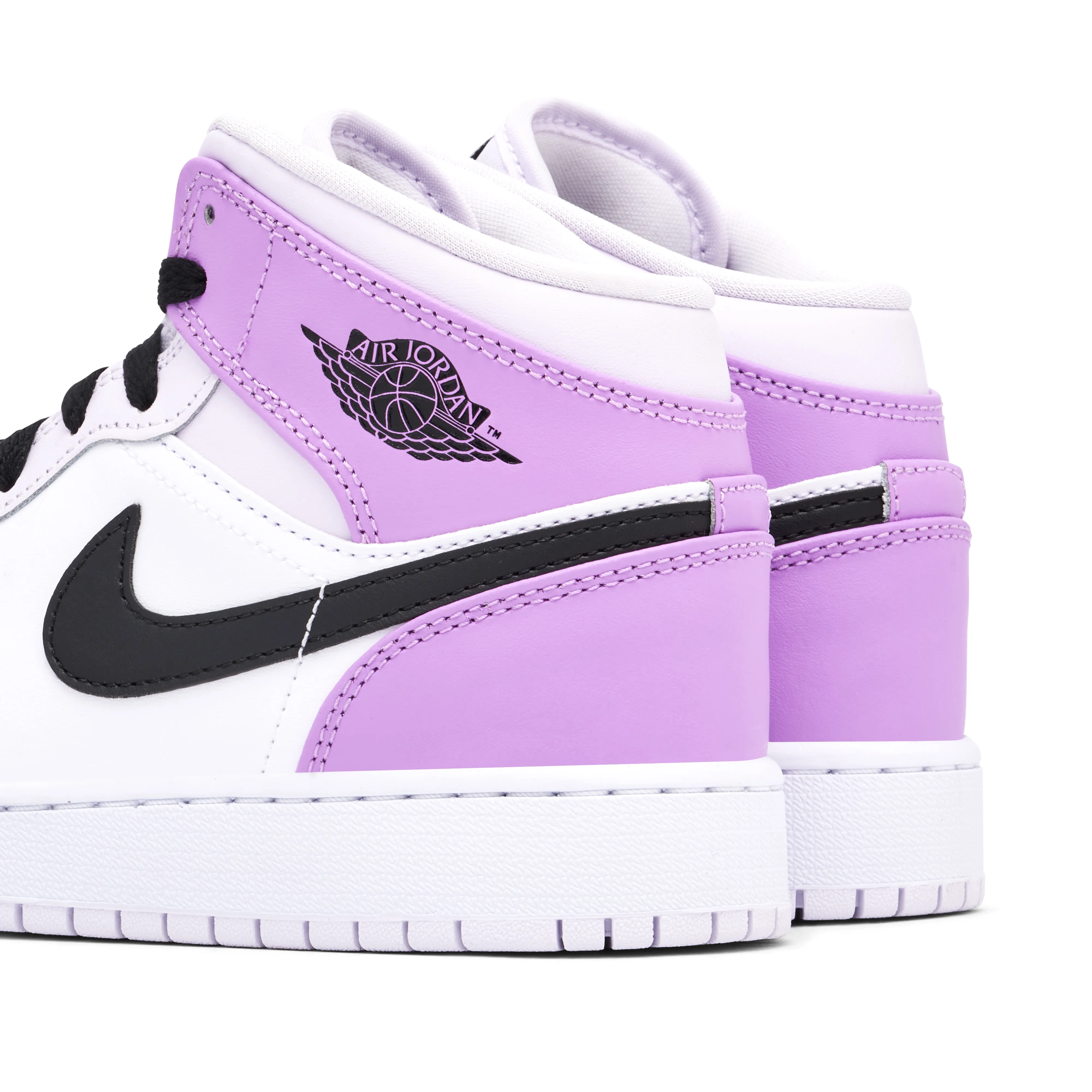 Air Jordan 1 Mid Pink Lavender GS - image 3