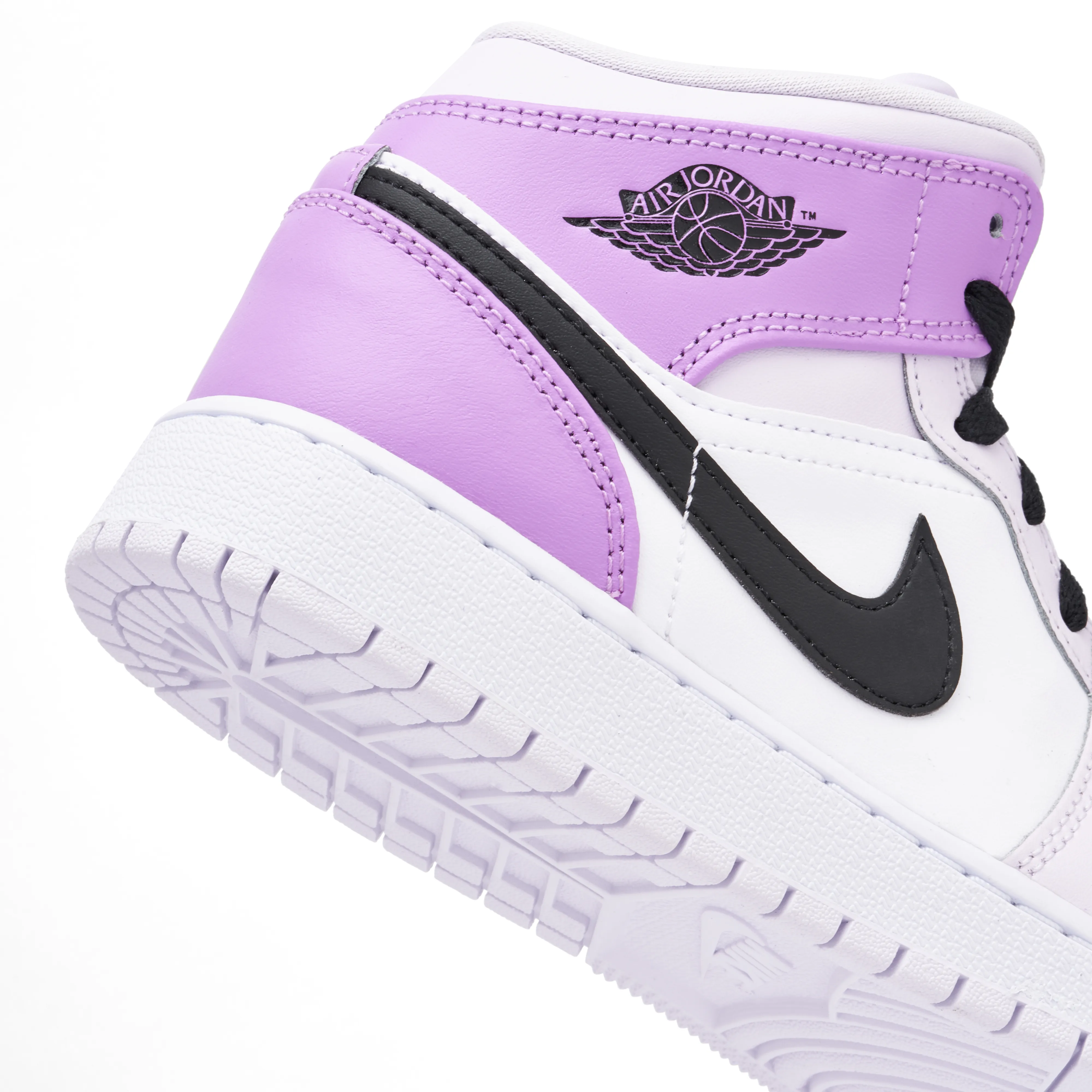 Air Jordan 1 Mid Pink Lavender GS - image 4