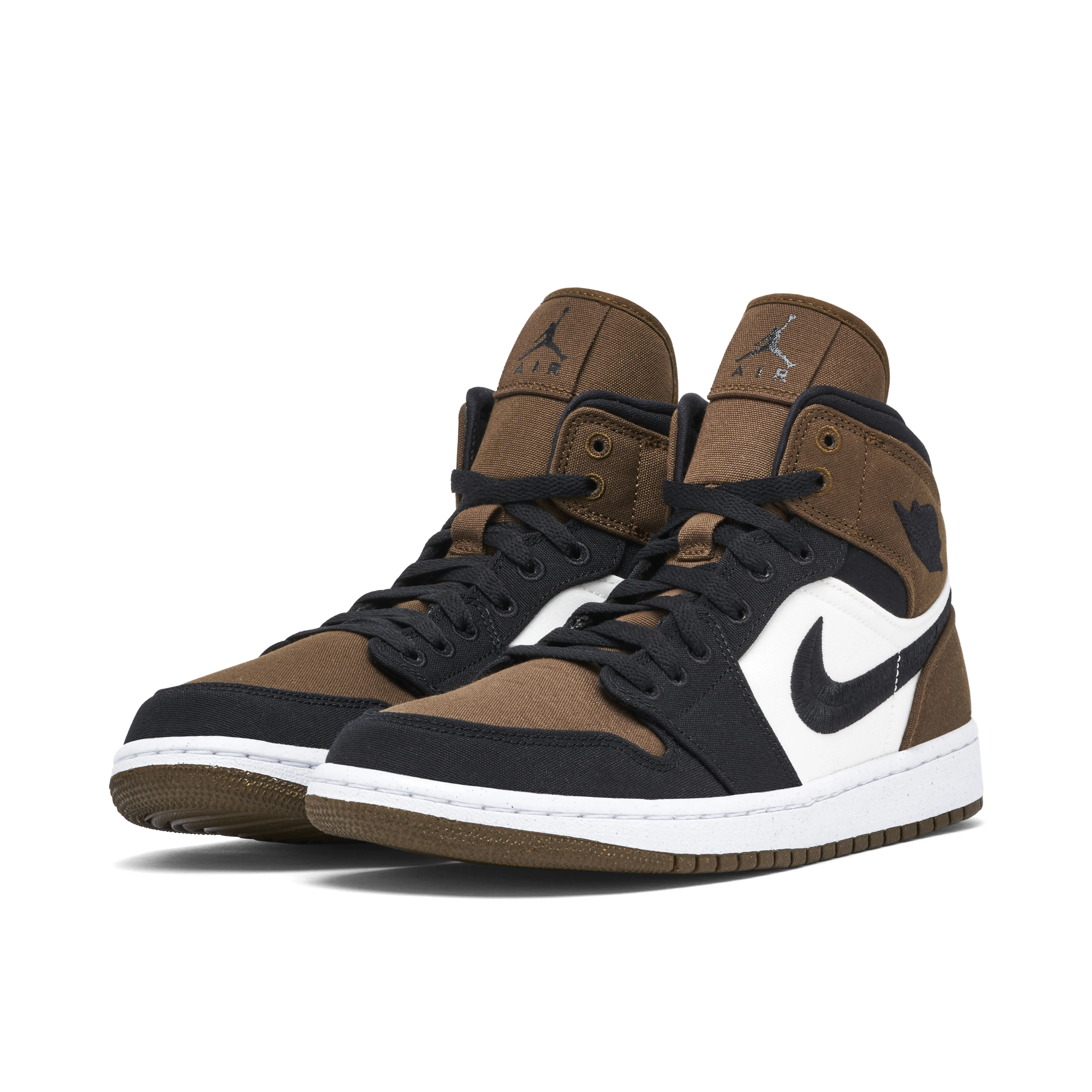 Air Jordan 1 Mid SE Olive Toe Womens - image 6