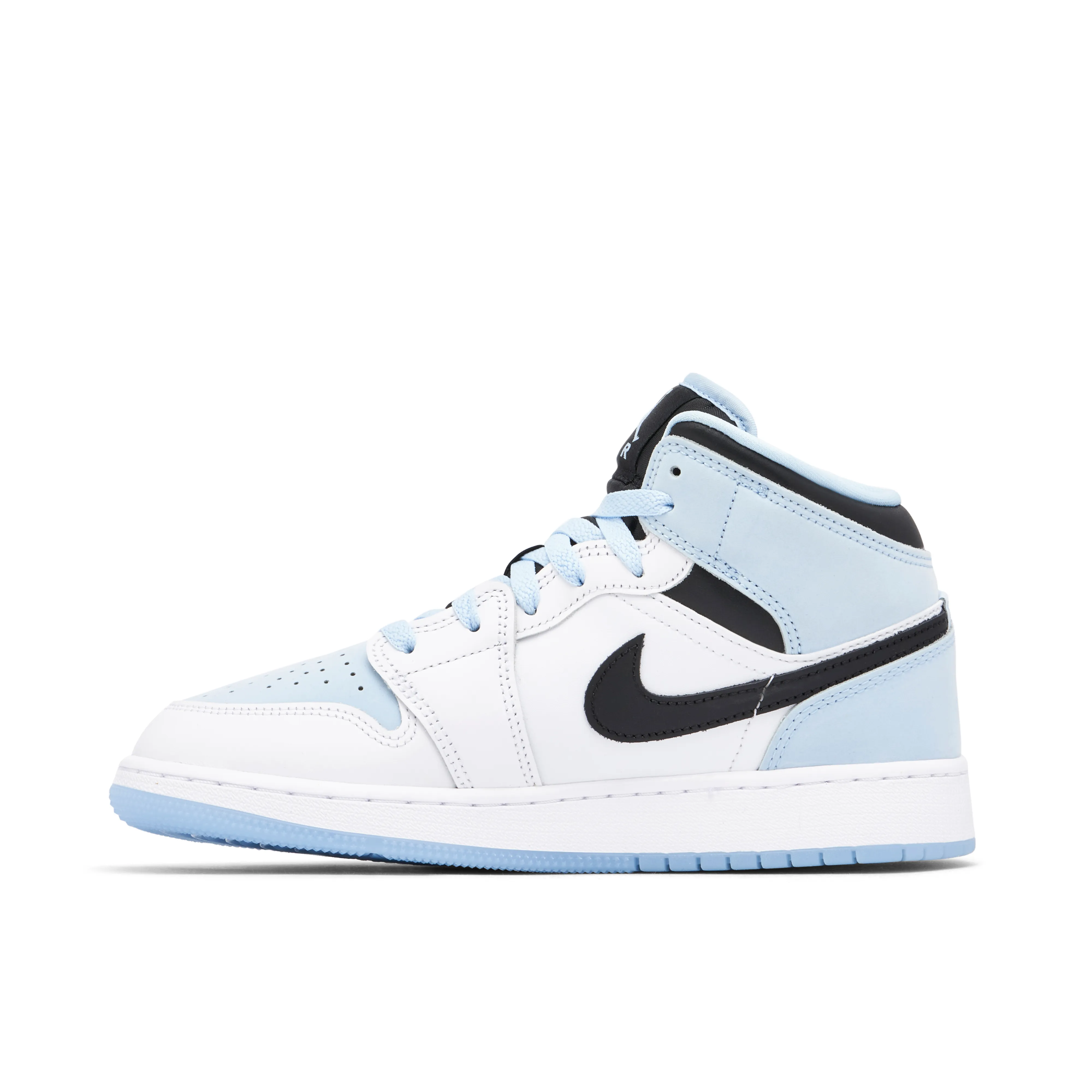 Air Jordan 1 Mid SE White Ice Blue GS - image 2