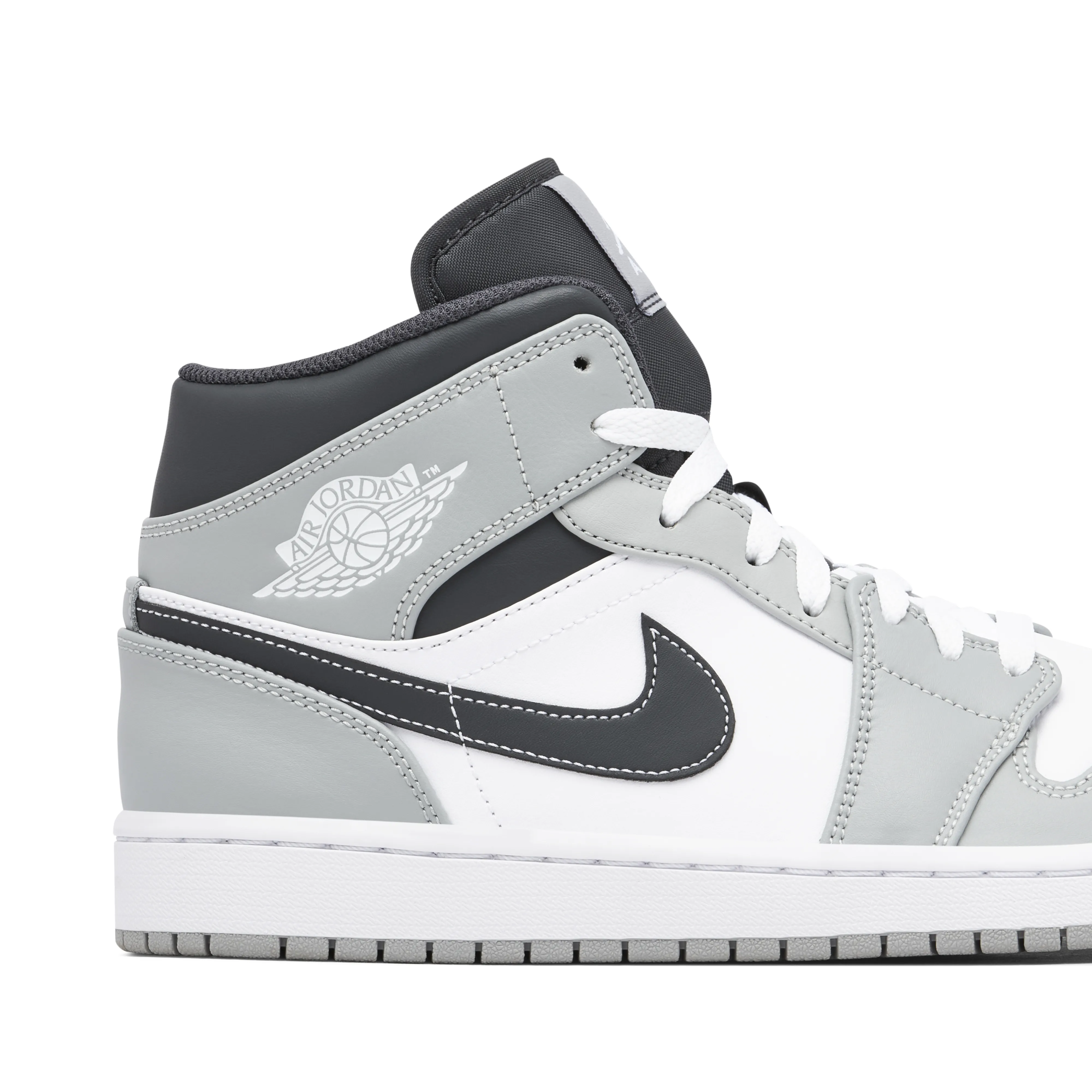 Air Jordan 1 Mid Smoke Grey Black - image 6