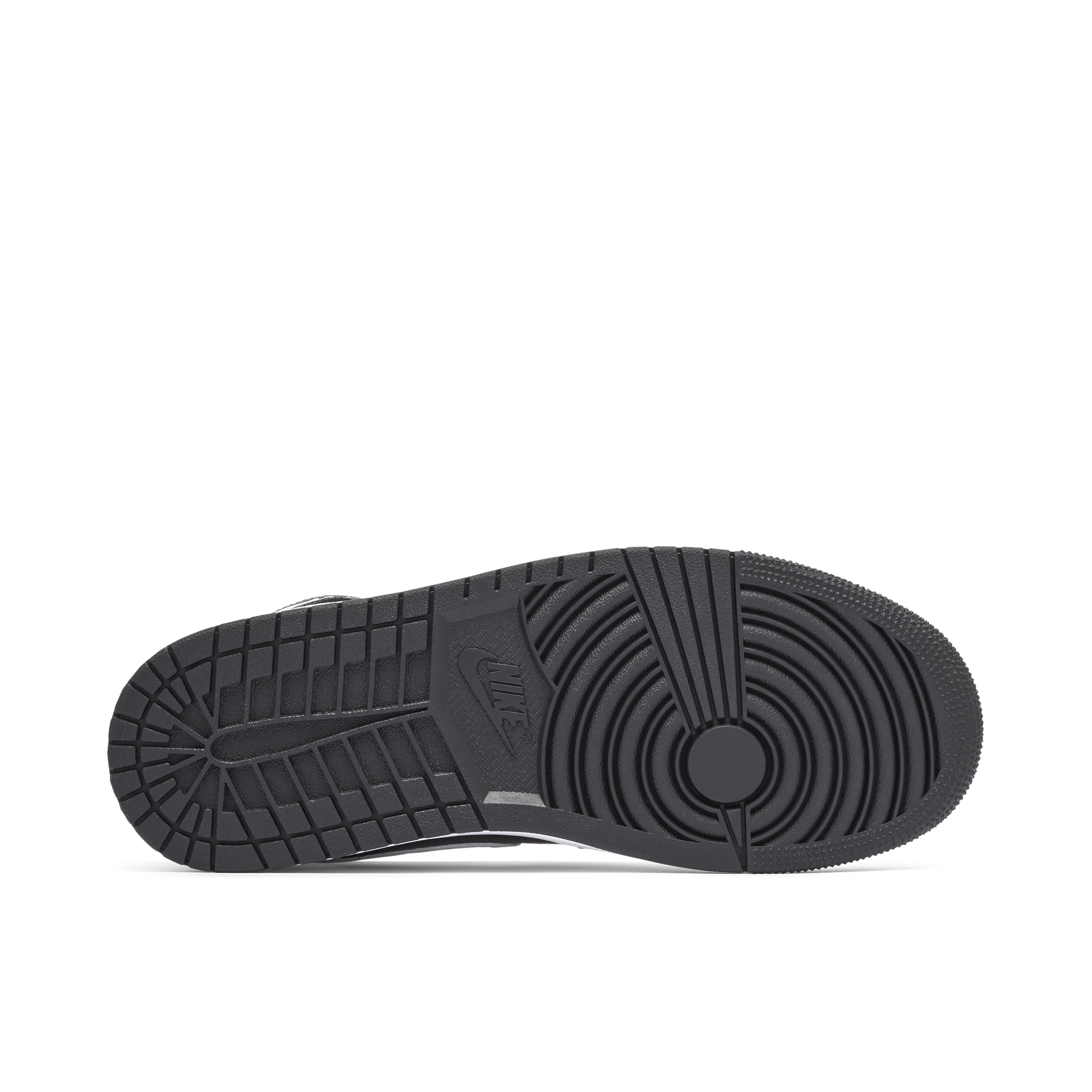 Air Jordan 1 Mid Split Black White Womens Two Tone - image 5
