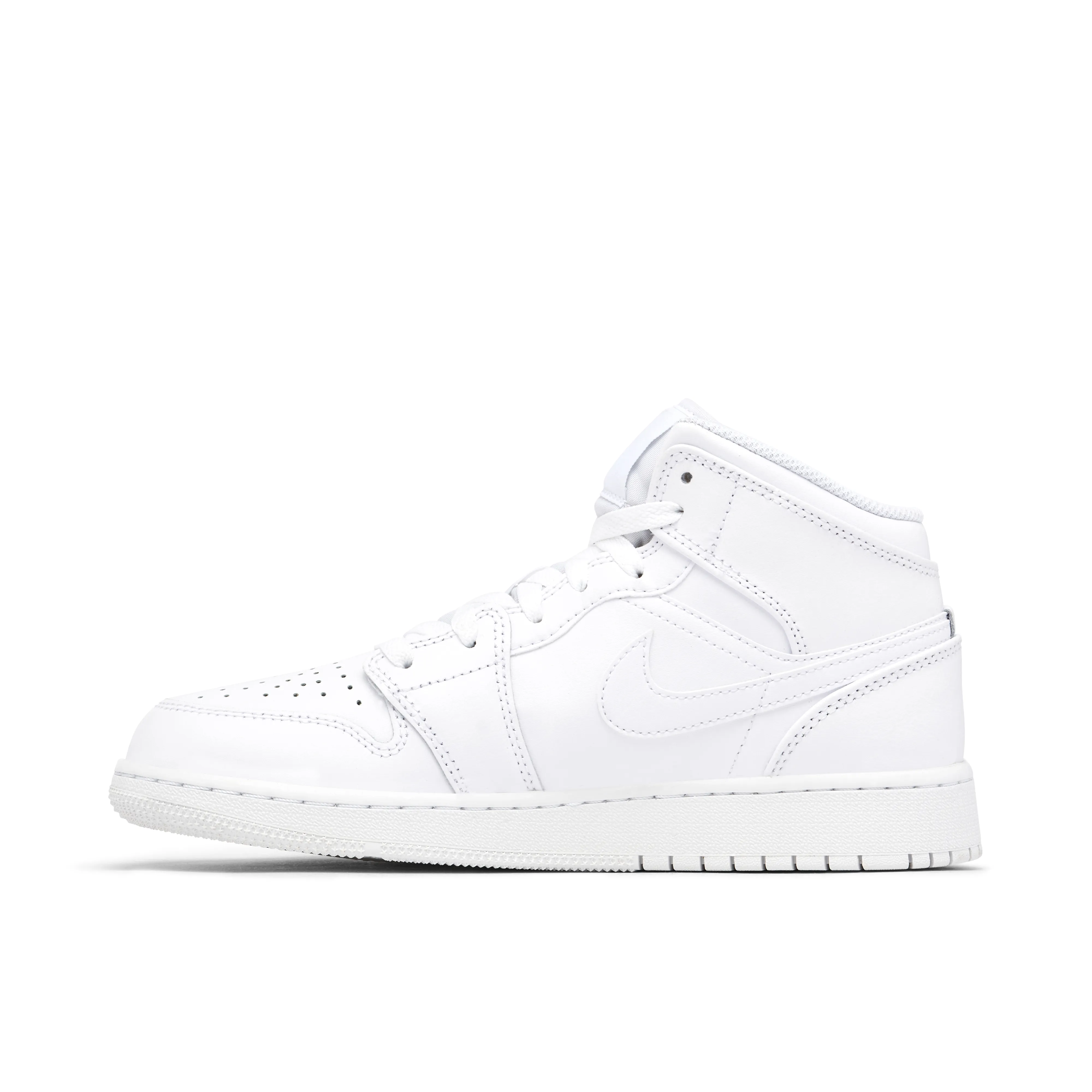 Air Jordan 1 Mid Triple White GS 2023 - image 2