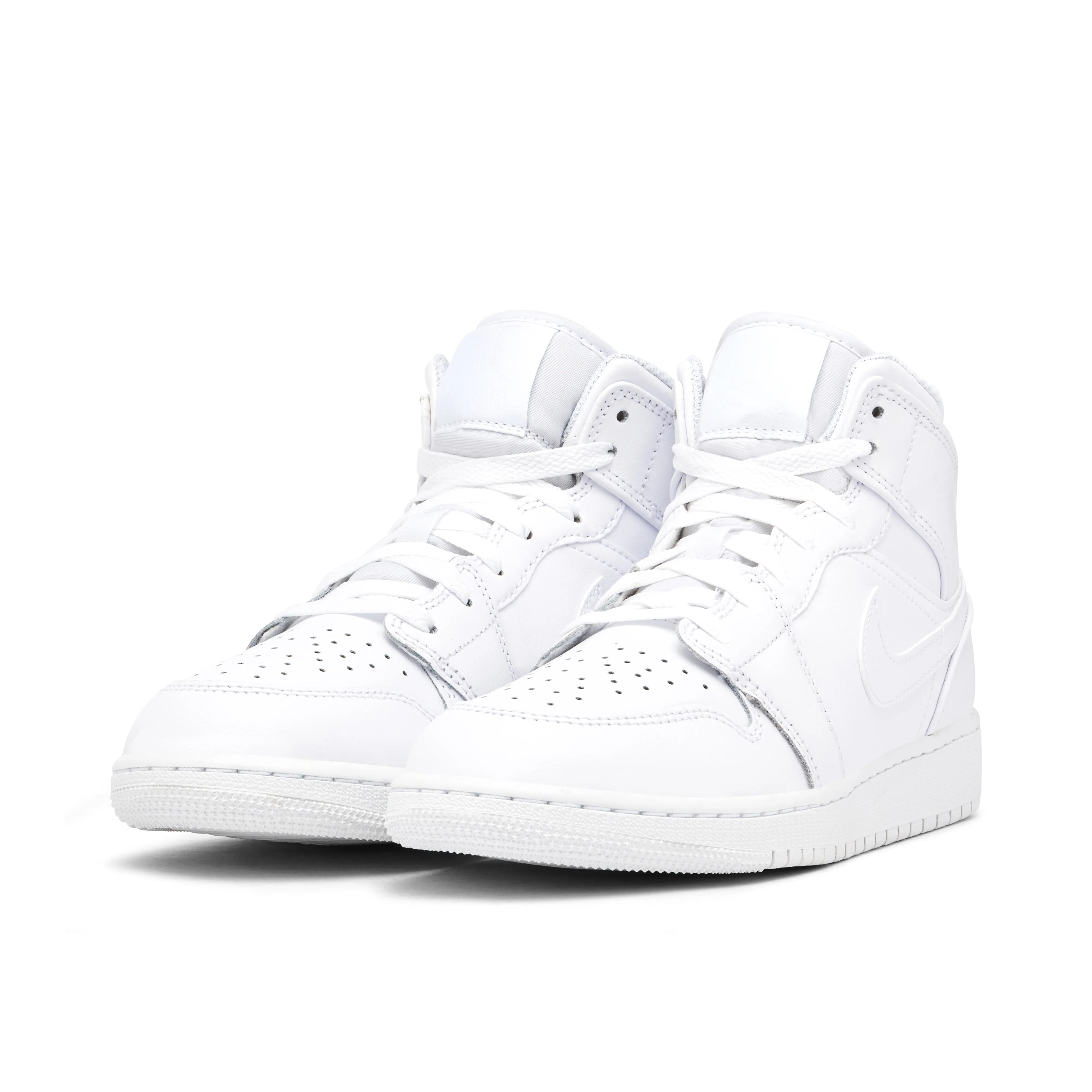 Air Jordan 1 Mid Triple White GS 2023 - image 6