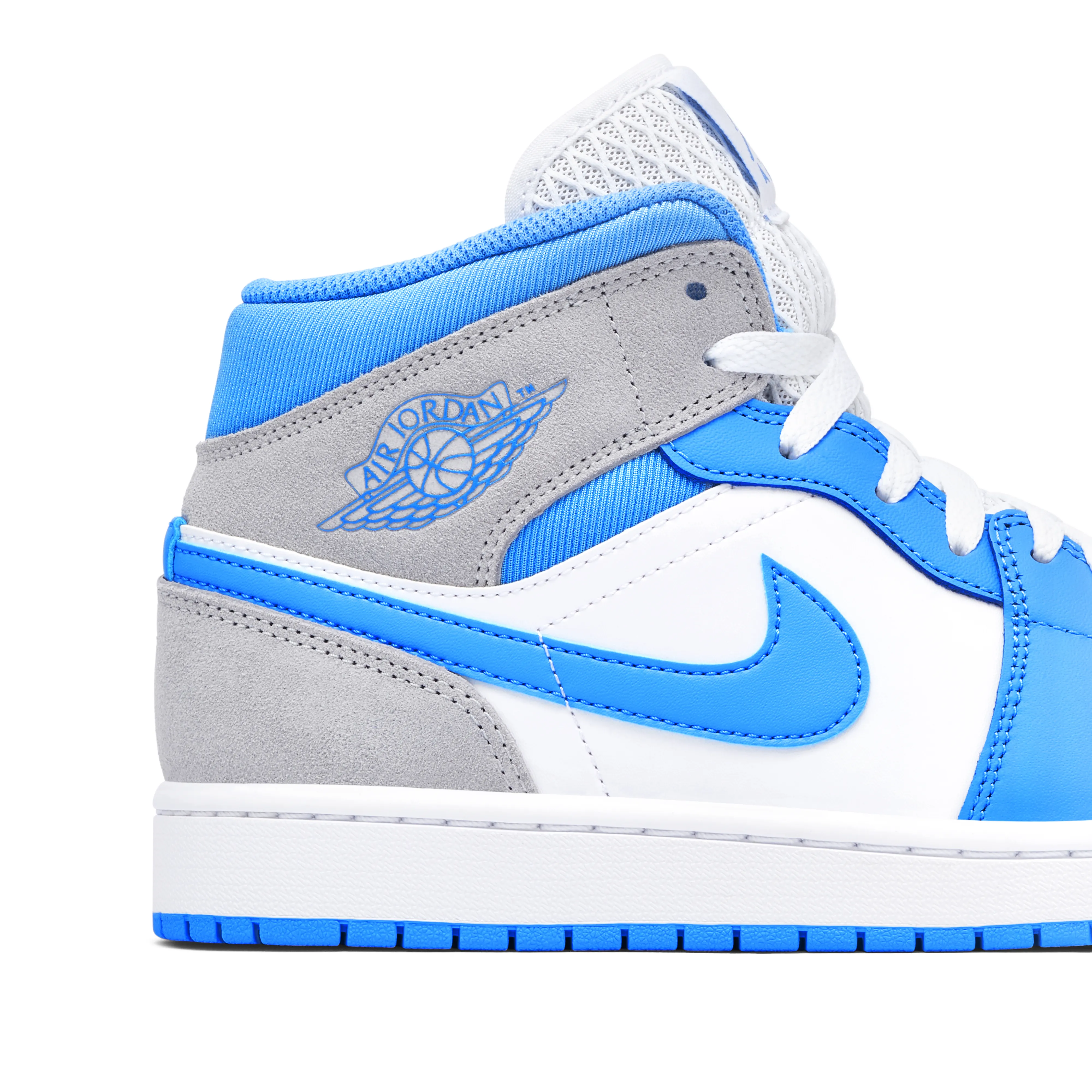 Air Jordan 1 Mid University Blue Grey - image 3