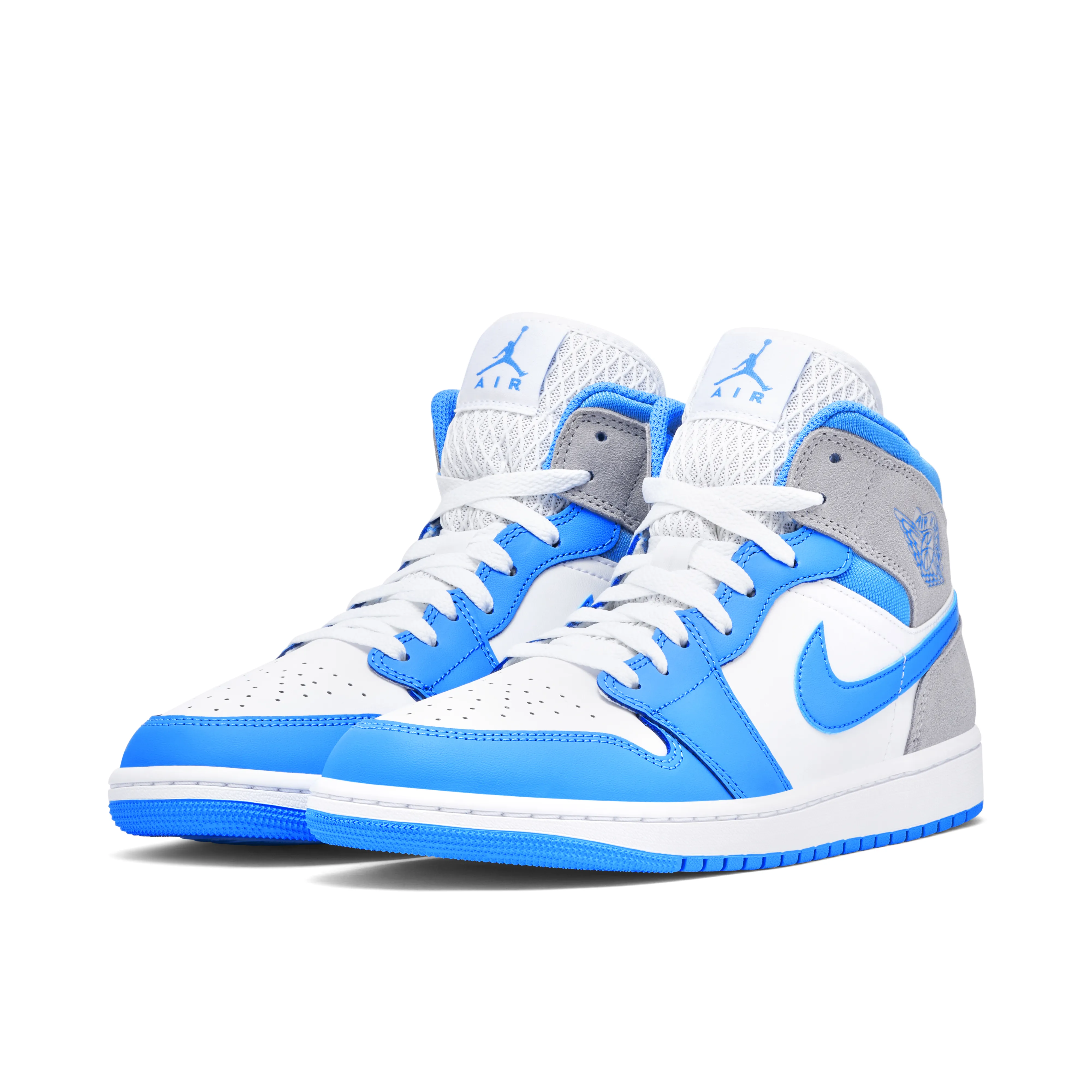 Air Jordan 1 Mid University Blue Grey - image 6