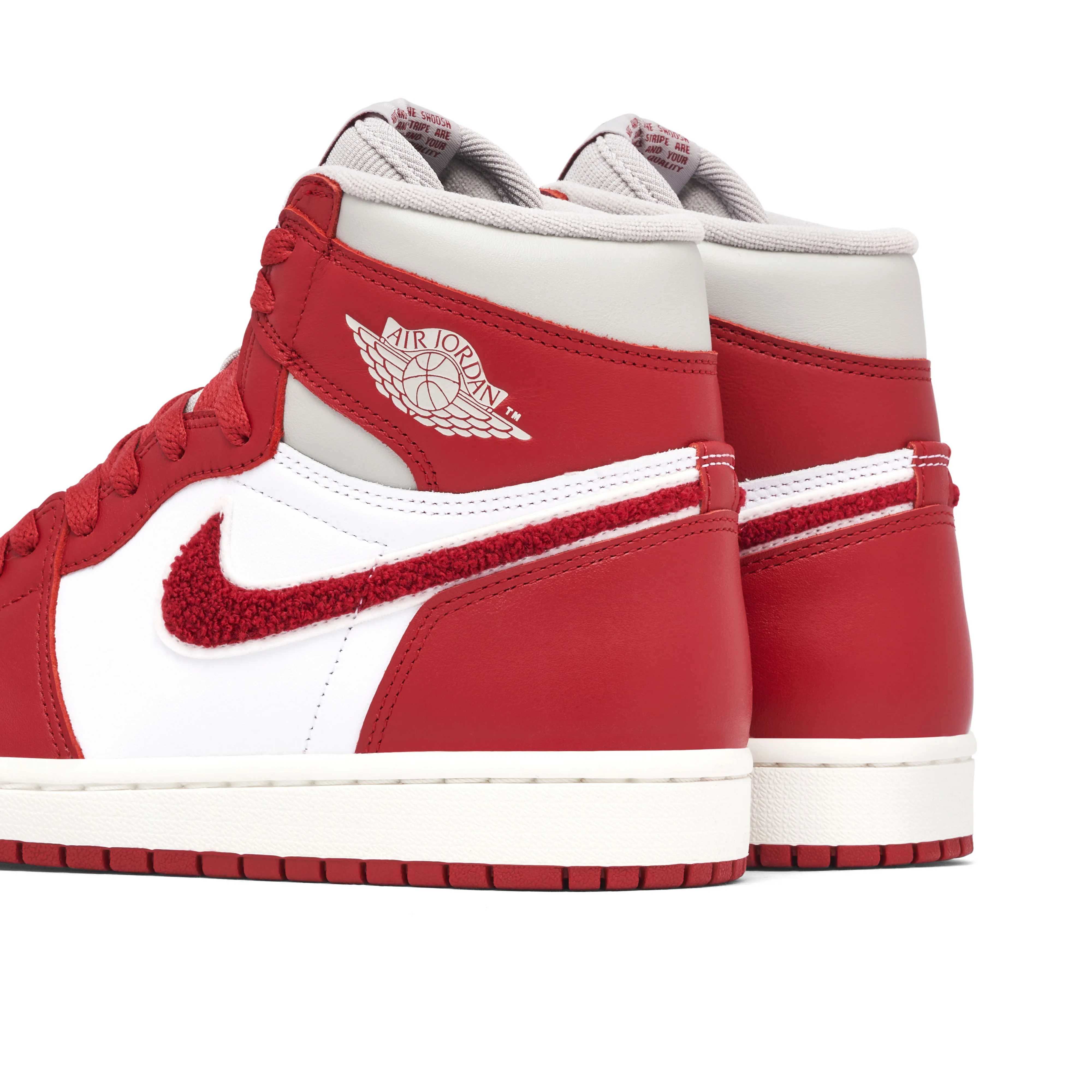 Air Jordan 1 Retro High Chenille Varsity Red Womens - image 3