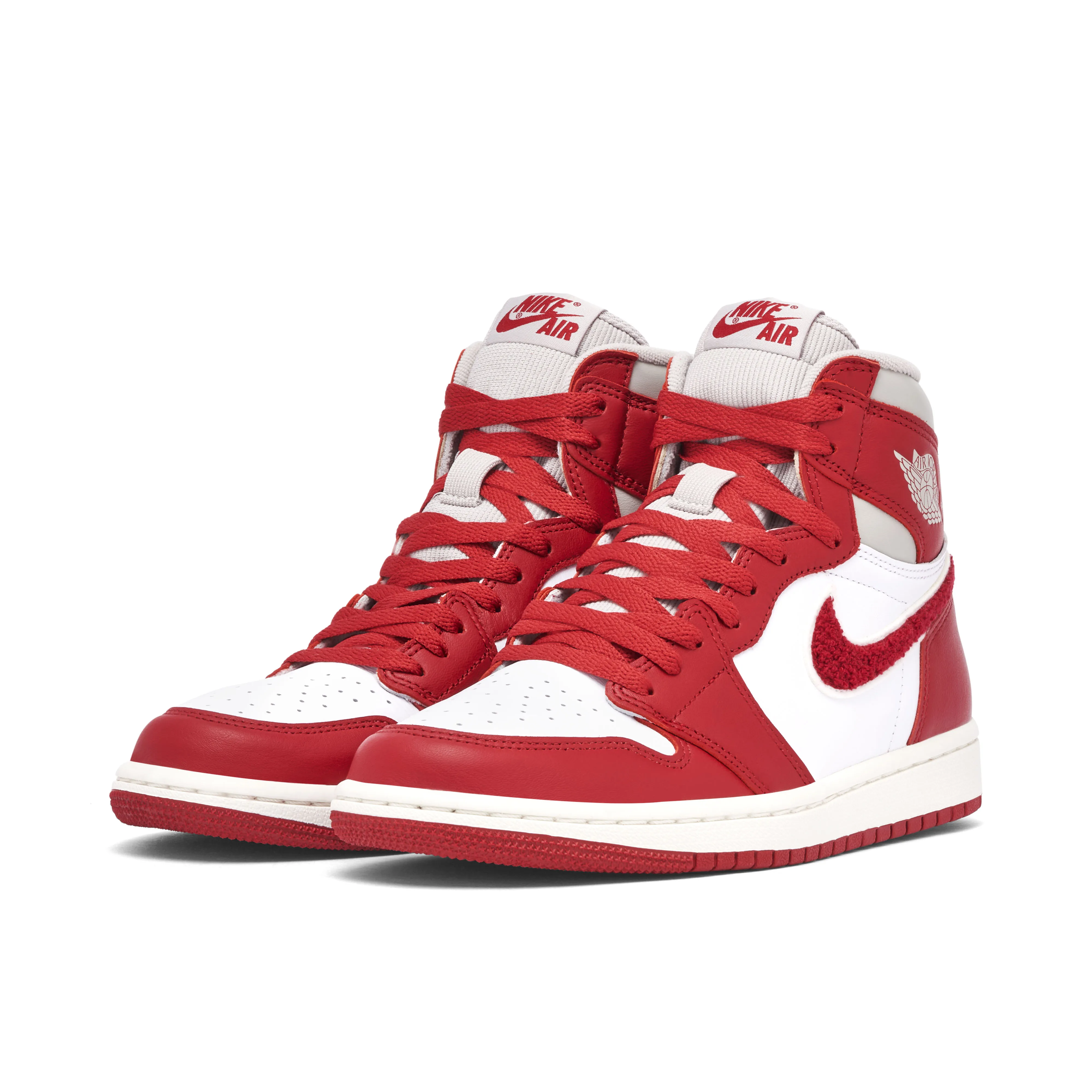 Air Jordan 1 Retro High Chenille Varsity Red Womens - image 6