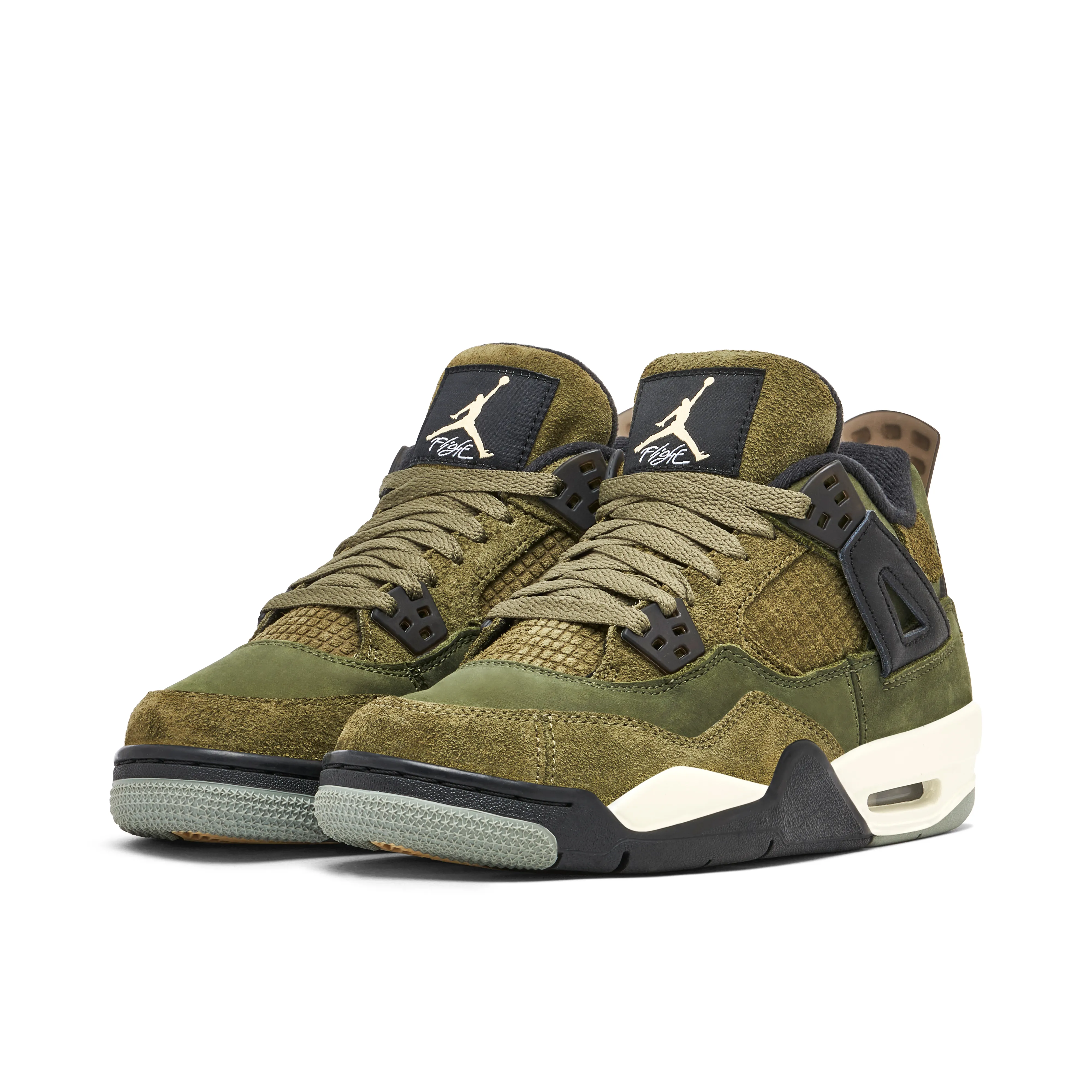 Air Jordan 4 Craft Olive GS - image 6
