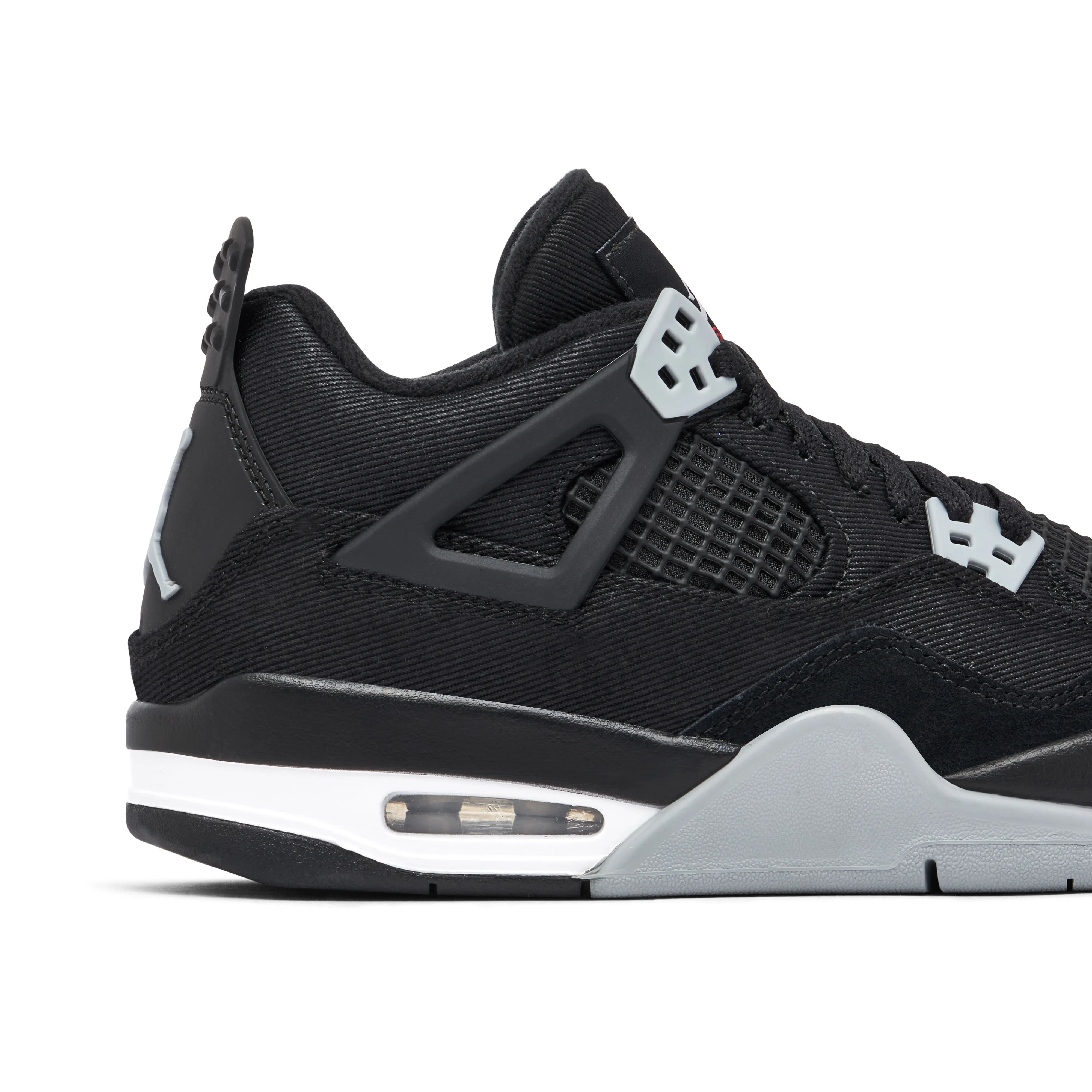 Air Jordan 4 Retro SE Black Canvas GS - image 4