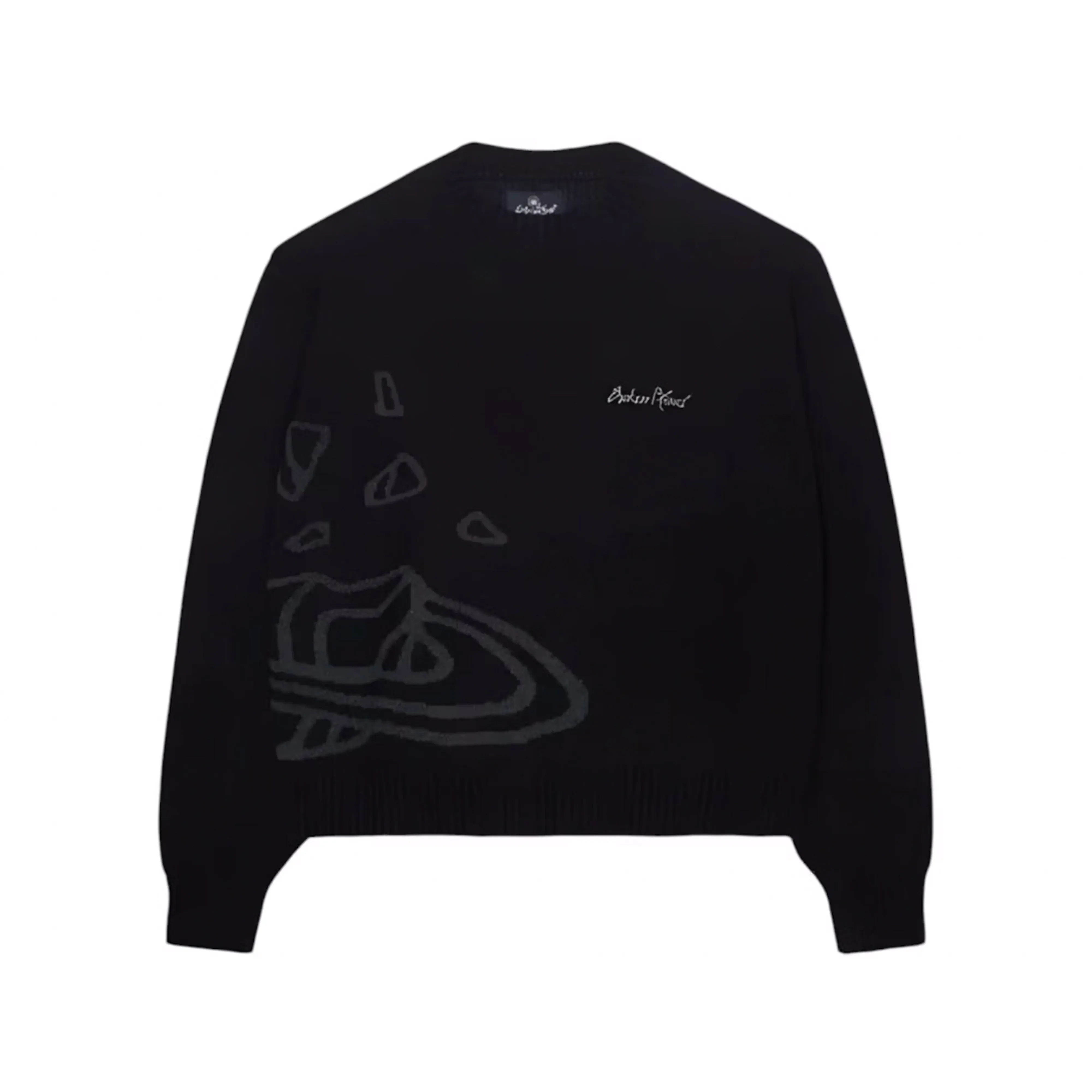 Broken Planet Market Knit Sweater Midnight Black